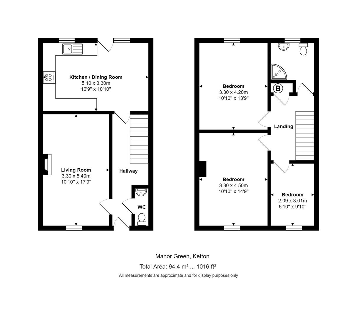 Carver Court, Empingham Road, Ketton, Stamford PE9, 3 bedroom terraced