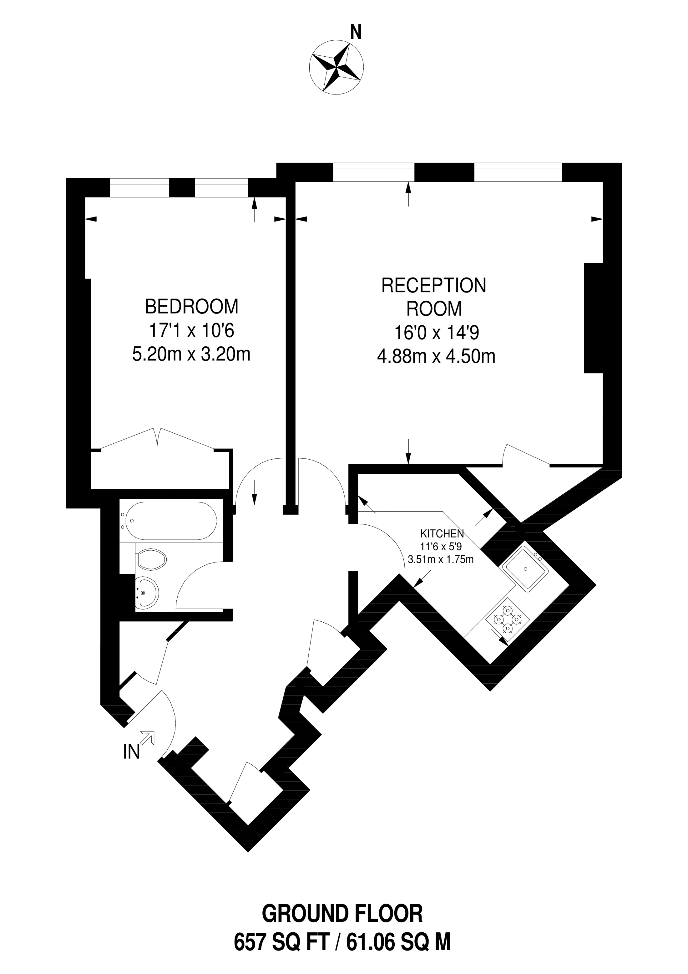 1 Bedrooms Flat for sale in Greville Road, Kilburn NW6