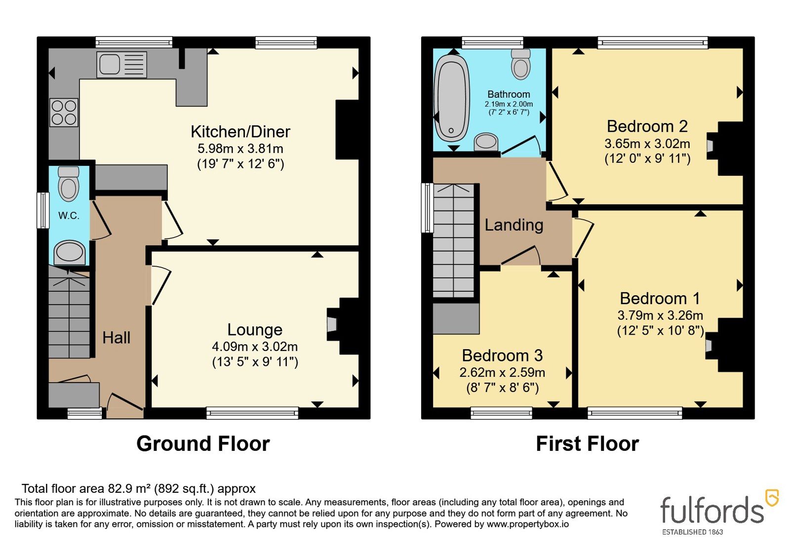 12, Hayes Gardens, Devon floorplan