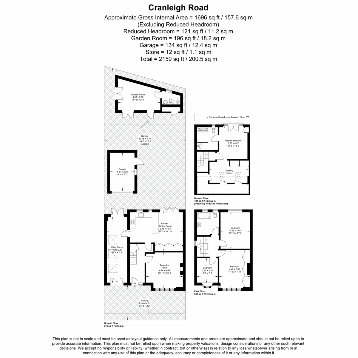 52, Cranleigh Road, London floorplan