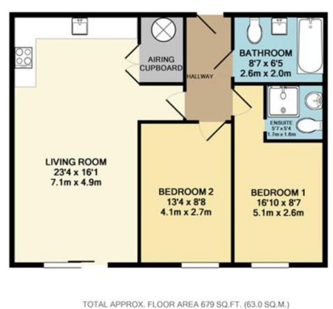 Isaac Way, Manchester floorplan