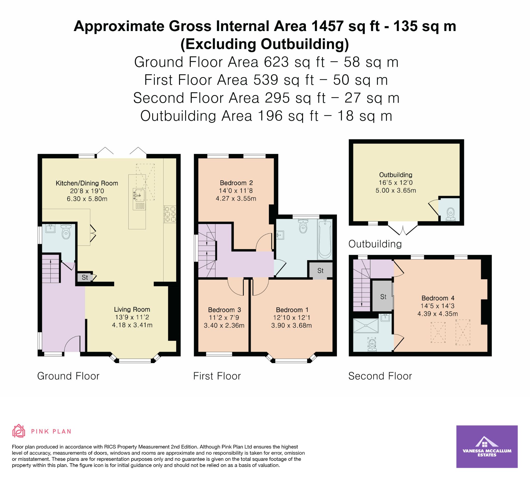 61 Tempest Avenue, Potters Bar floorplan