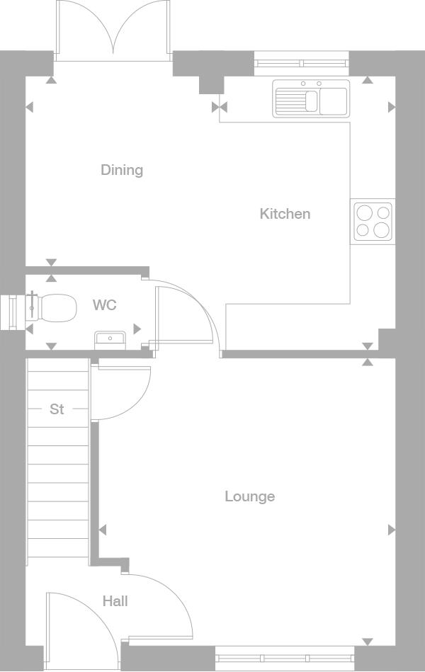 4 Bedrooms Semi-detached house for sale in 