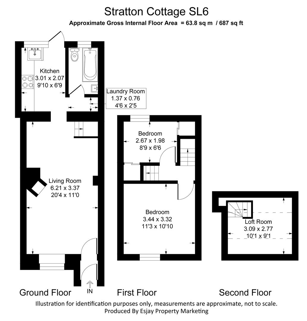 3 Stratton Cottage, Fifield Road, Maidenhead floorplan