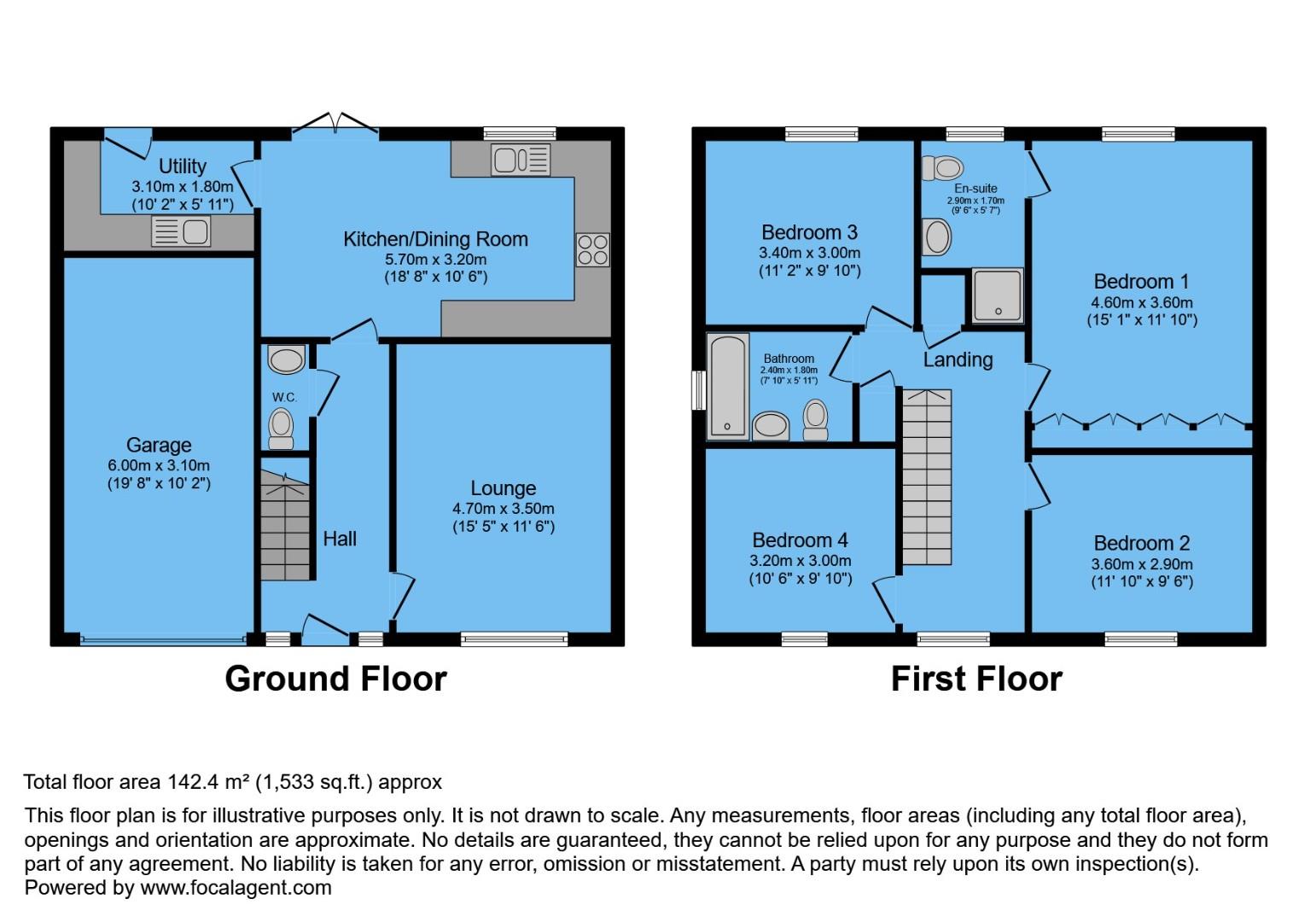 18, Hulford Street, Chesterfield floorplan