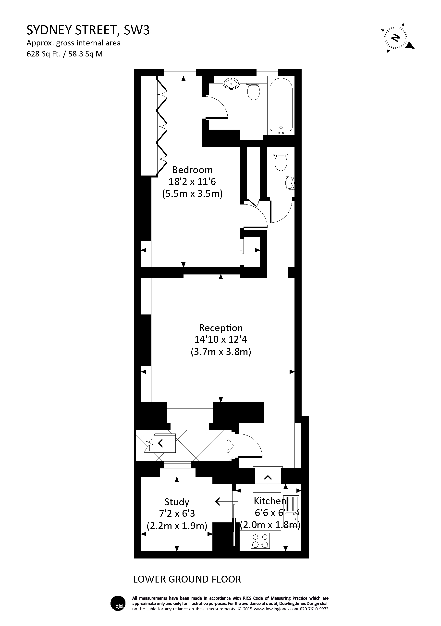 1 Bedrooms Flat to rent in Sydney Street, Chelsea SW3