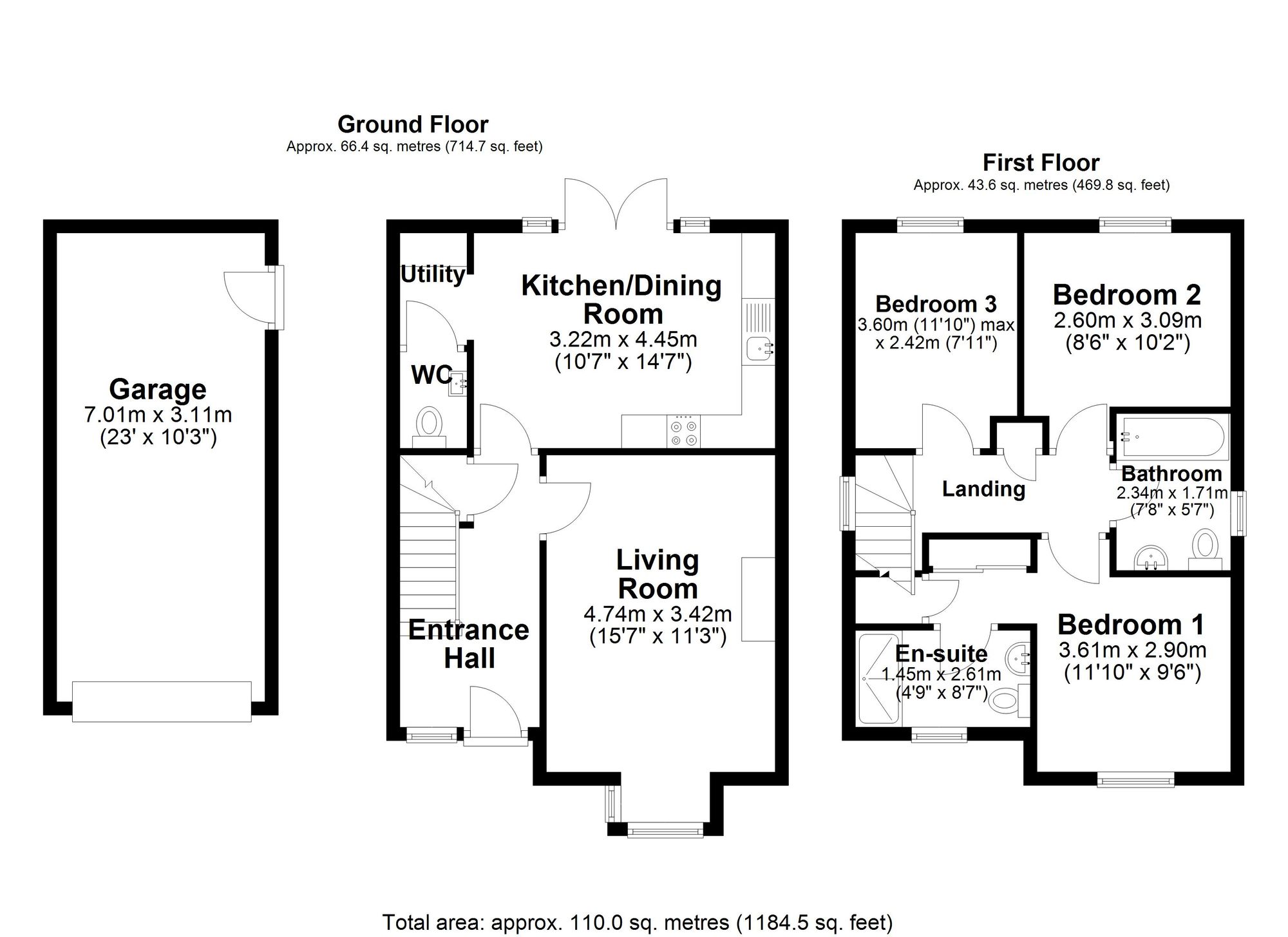 9 Pennypleck Drive, Warrington floorplan