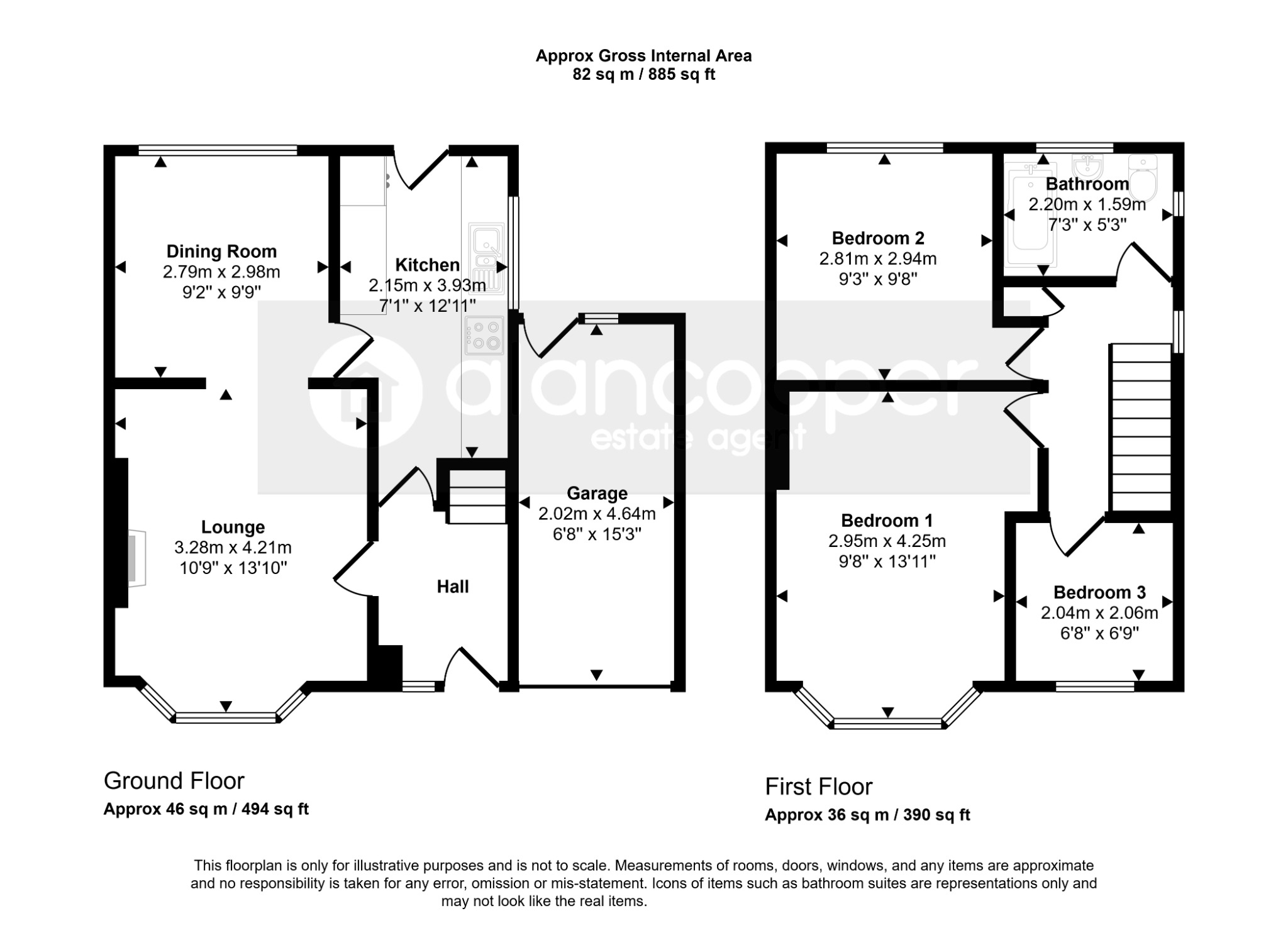 33 Whittleford Road, Nuneaton, Warwickshire floorplan