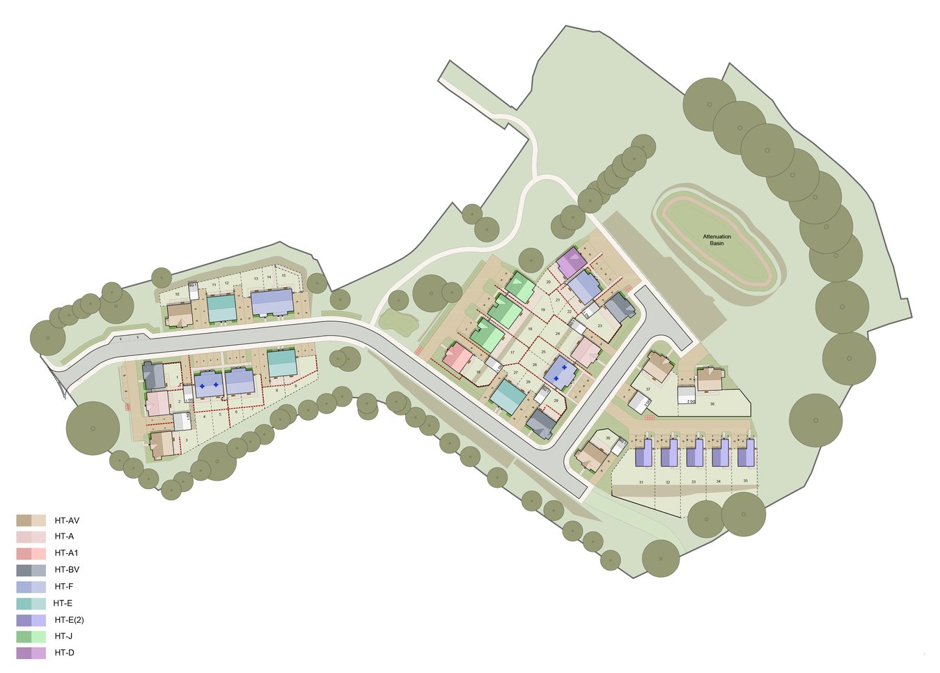 The Arlington (Plots 27 and 28), Caeau Gwynfryn, Llanarth floorplan