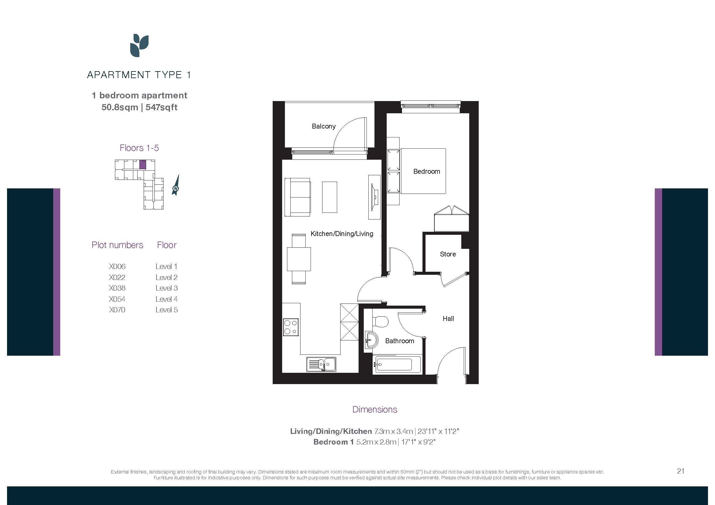 X022type1, Link Drive, Hatfield floorplan