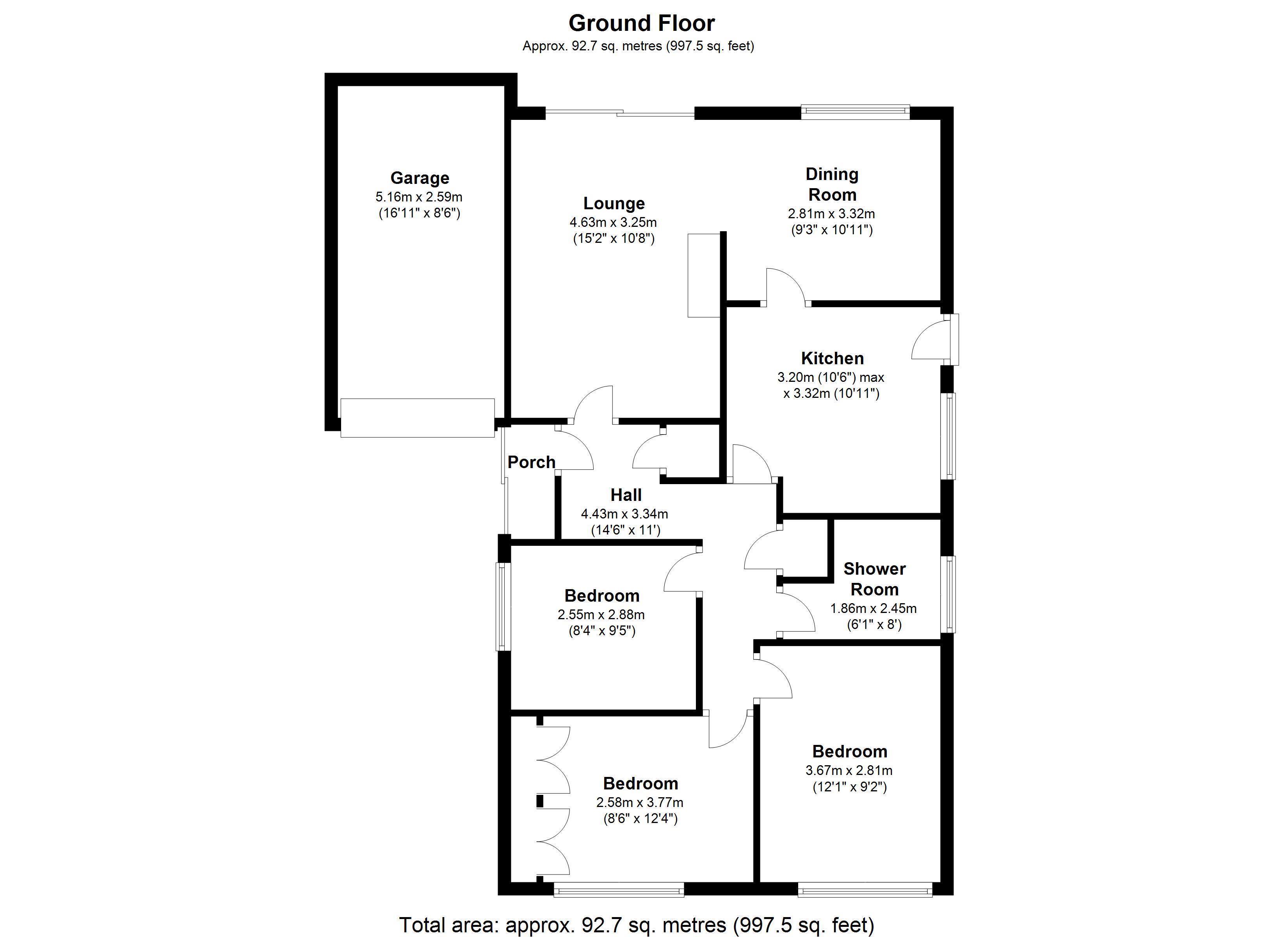 3 bed detached bungalow for sale in Lawnswood, Rochdale ...