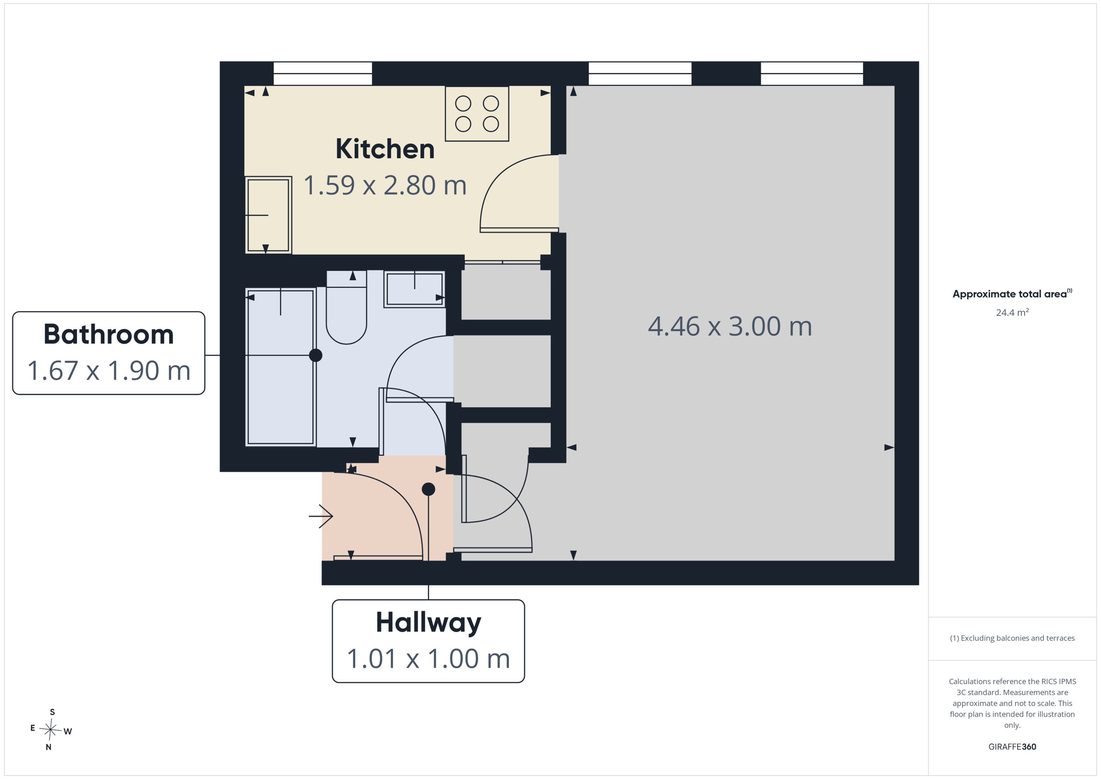 41, Galahad Close, Cardiff floorplan