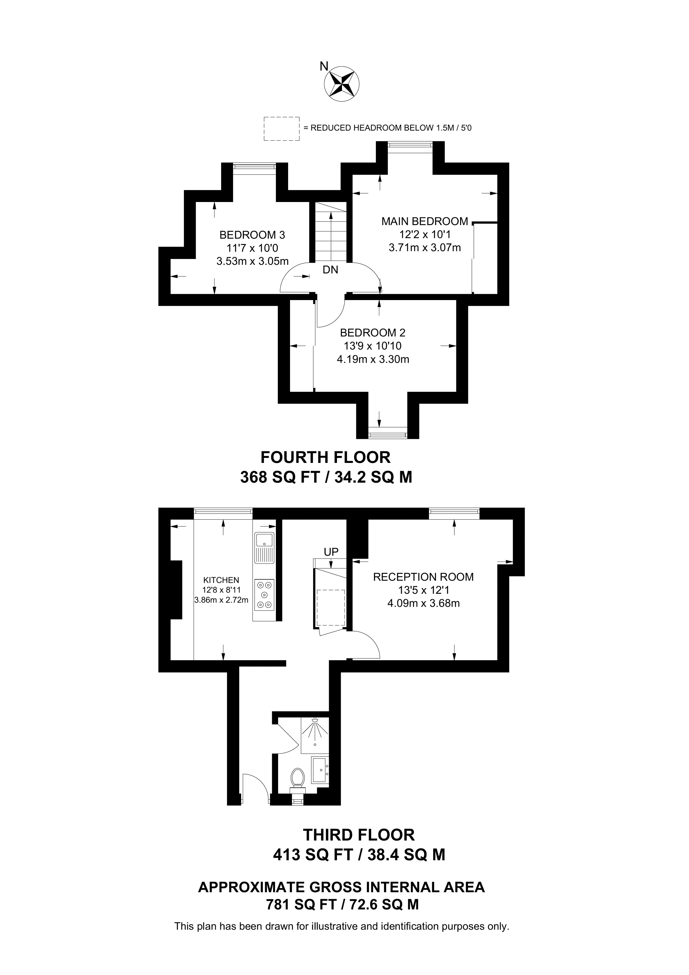 Hopton House, Brixton floorplan