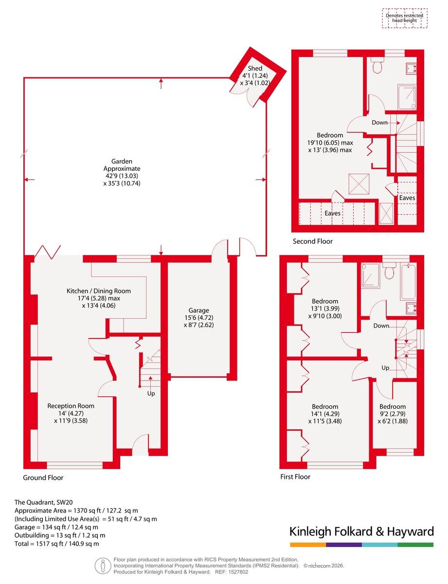 91, The Quadrant, London floorplan