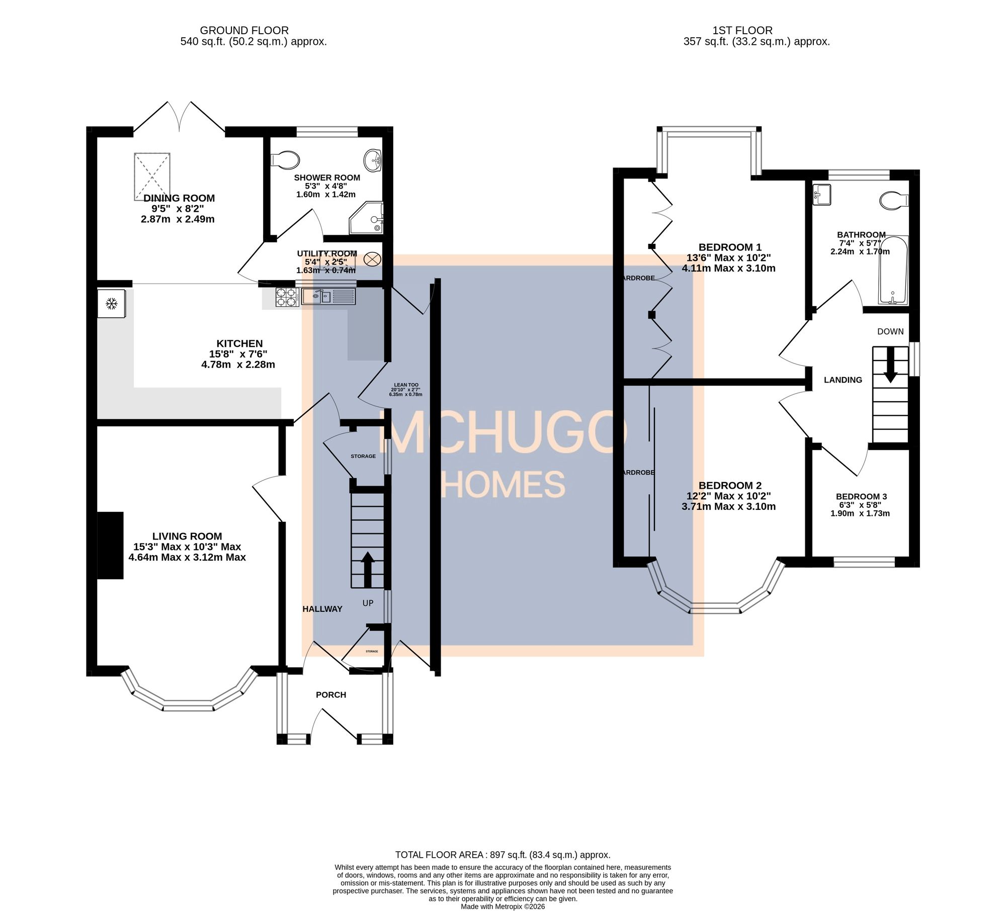 156 Wolverhampton Road South, Birmingham floorplan