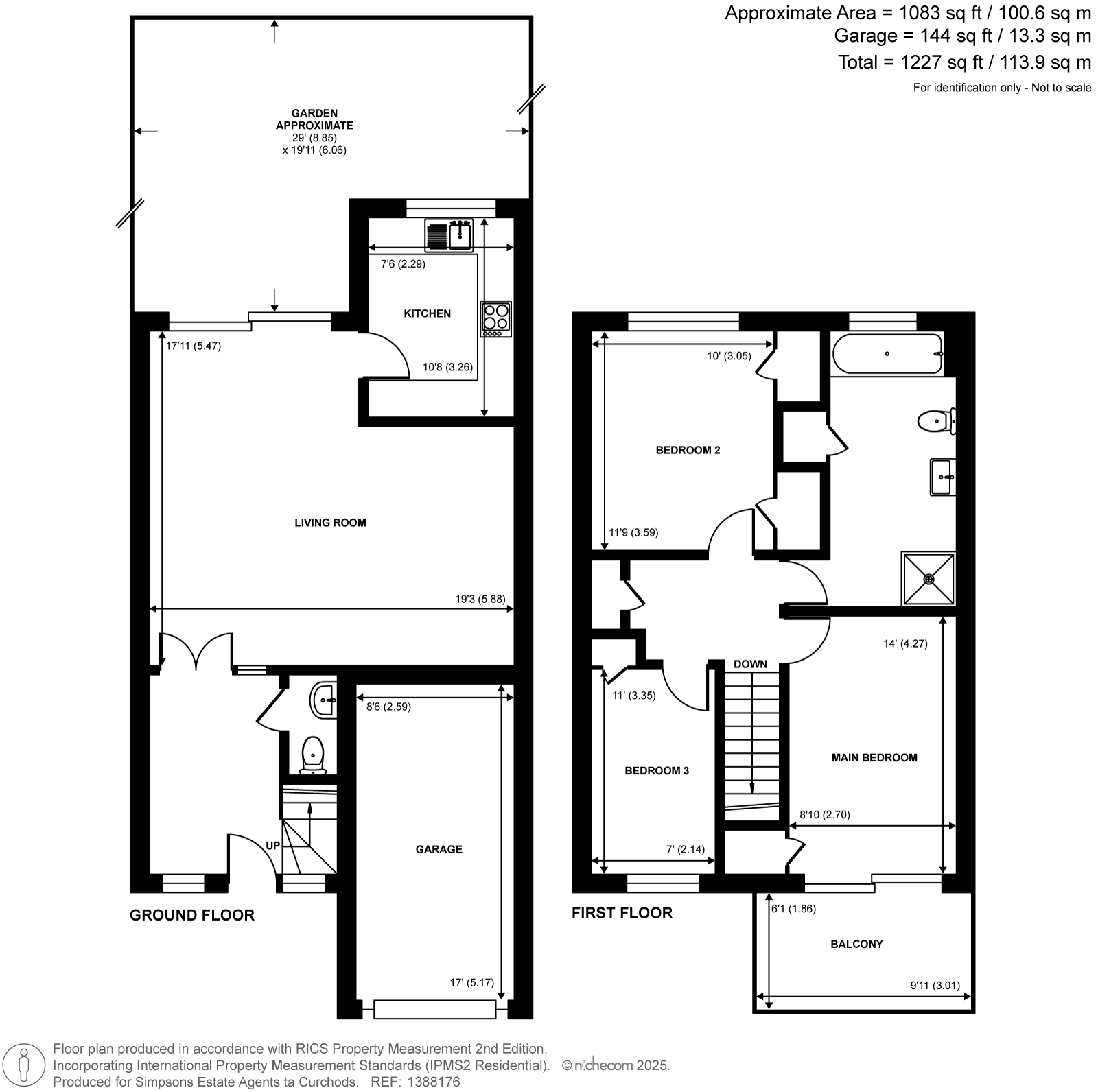 11, Thamesfield Court, Shepperton floorplan