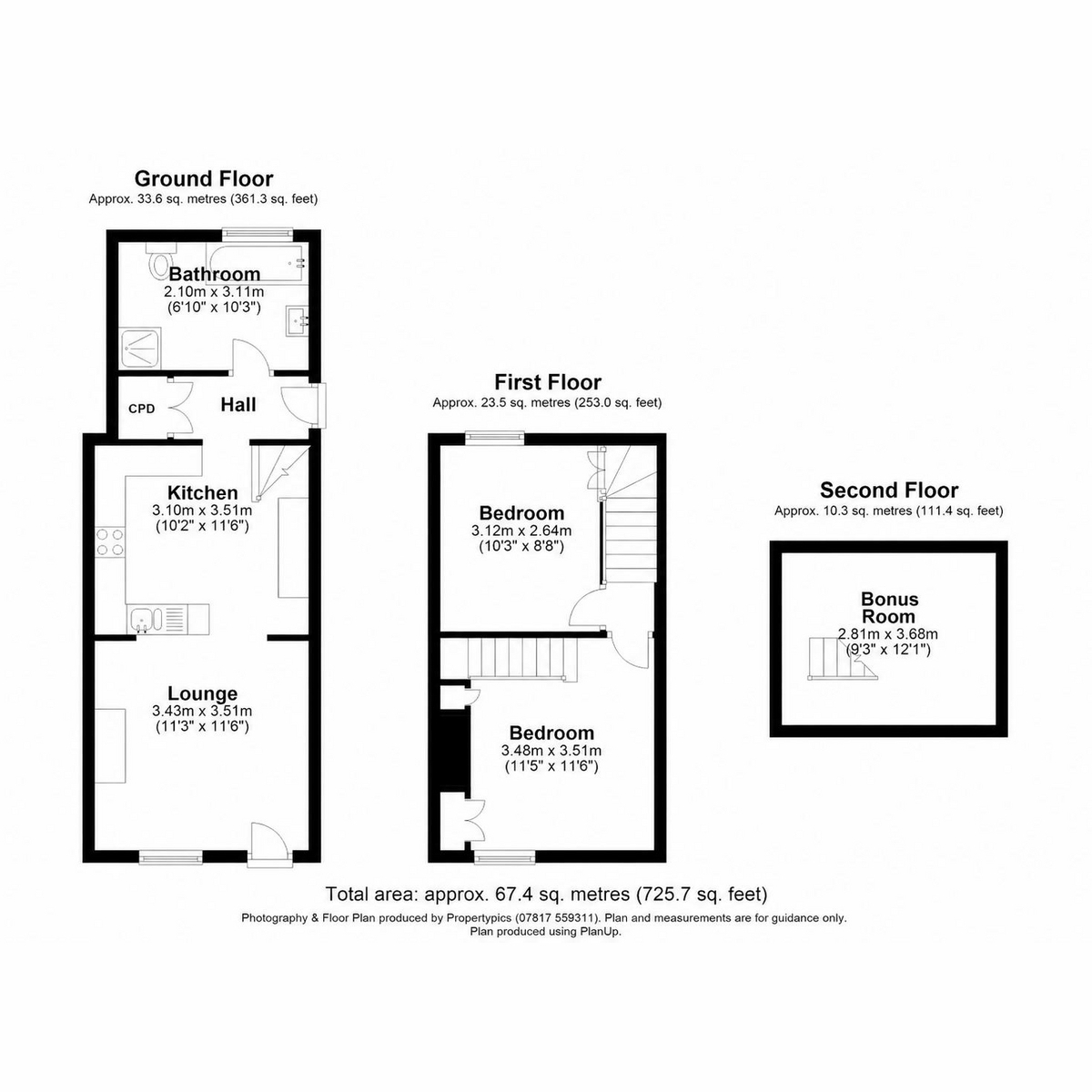 41, Pye Corner, Gilston floorplan