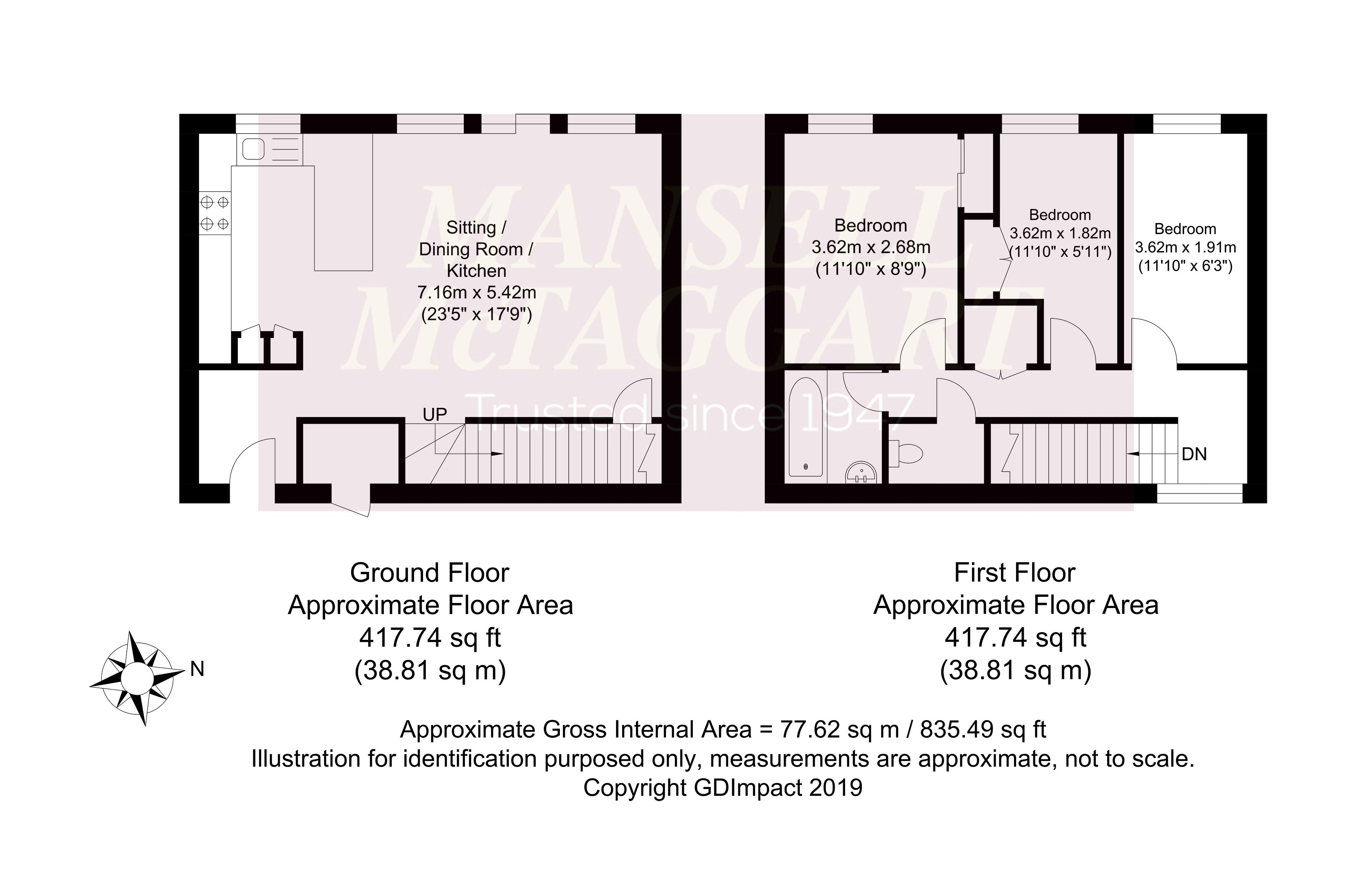 3 Bedrooms Terraced house for sale in Primrose Avenue, Horley, Surrey RH6