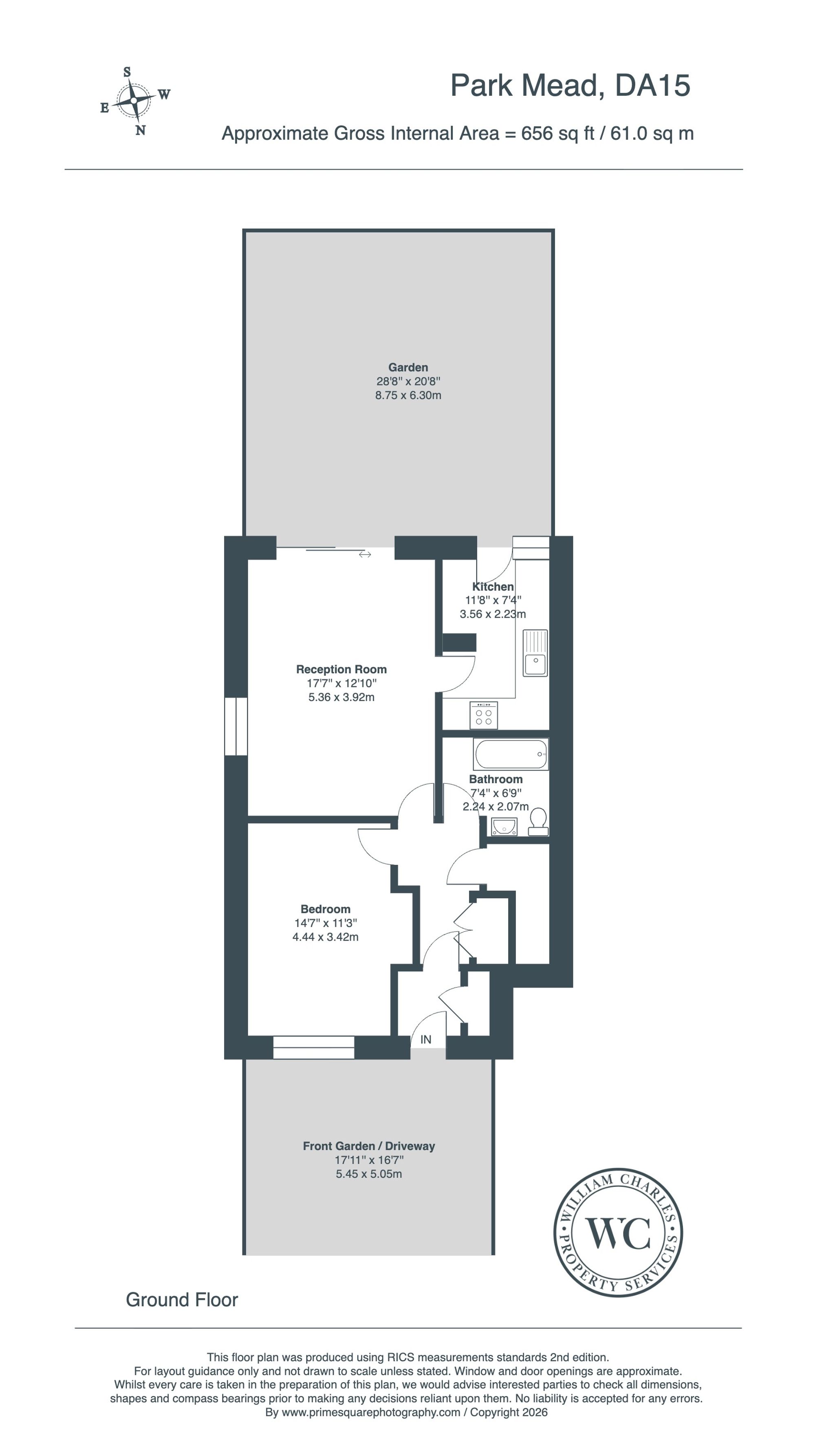 70a Park Mead, Sidcup floorplan