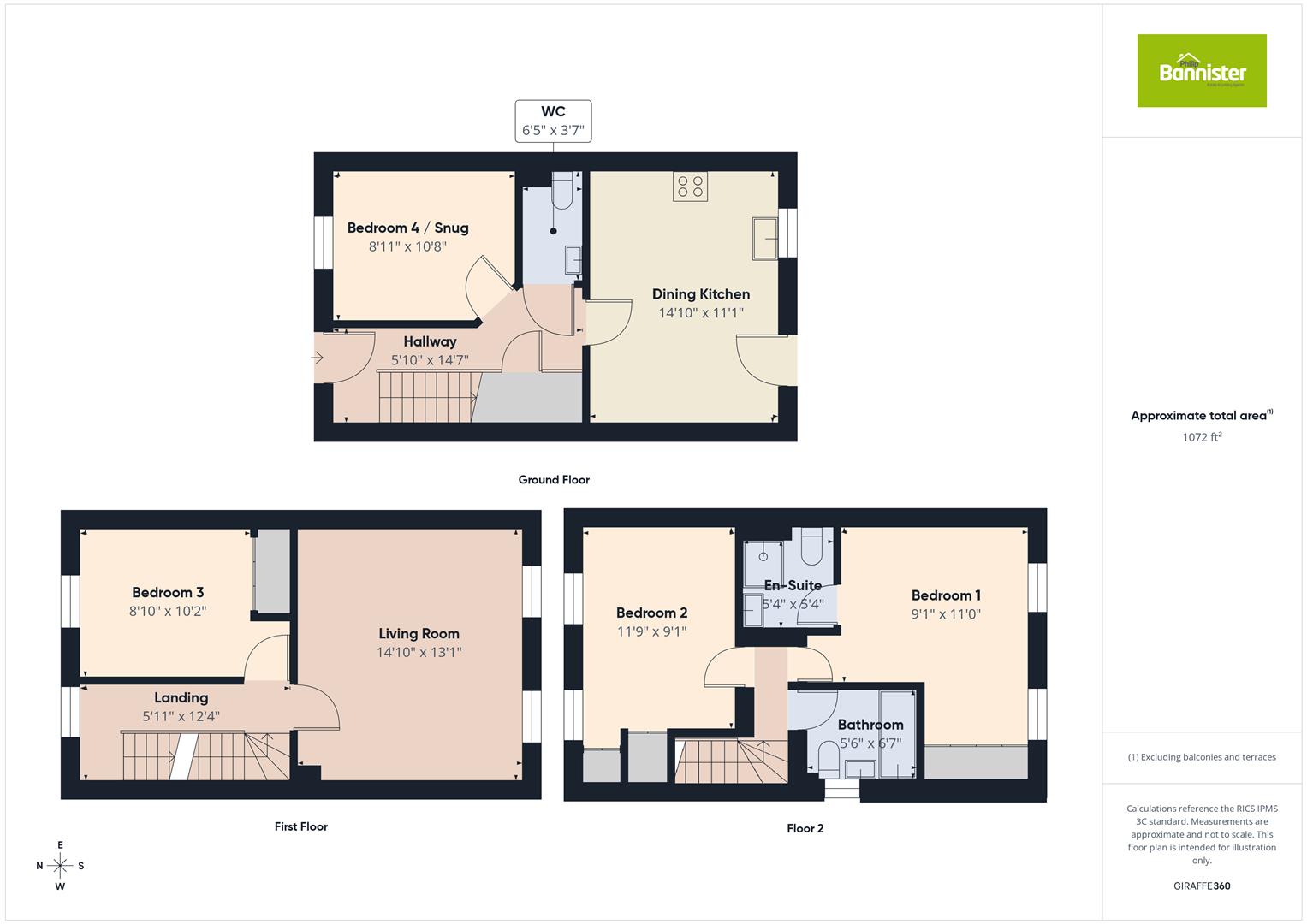 8, Meden Avenue, Brough floorplan