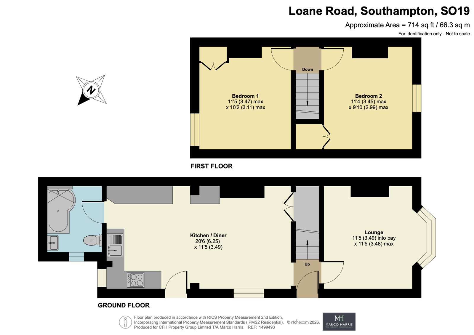17, Loane Road, Southampton floorplan
