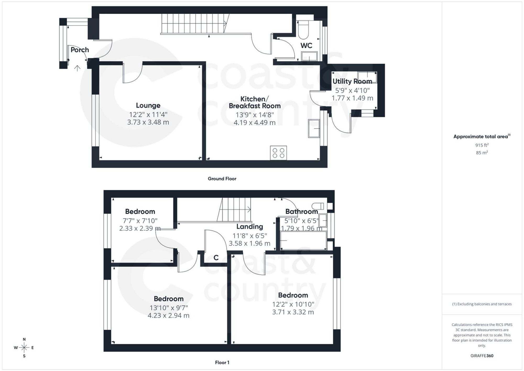 8 Chichester Way, Newton Abbot floorplan