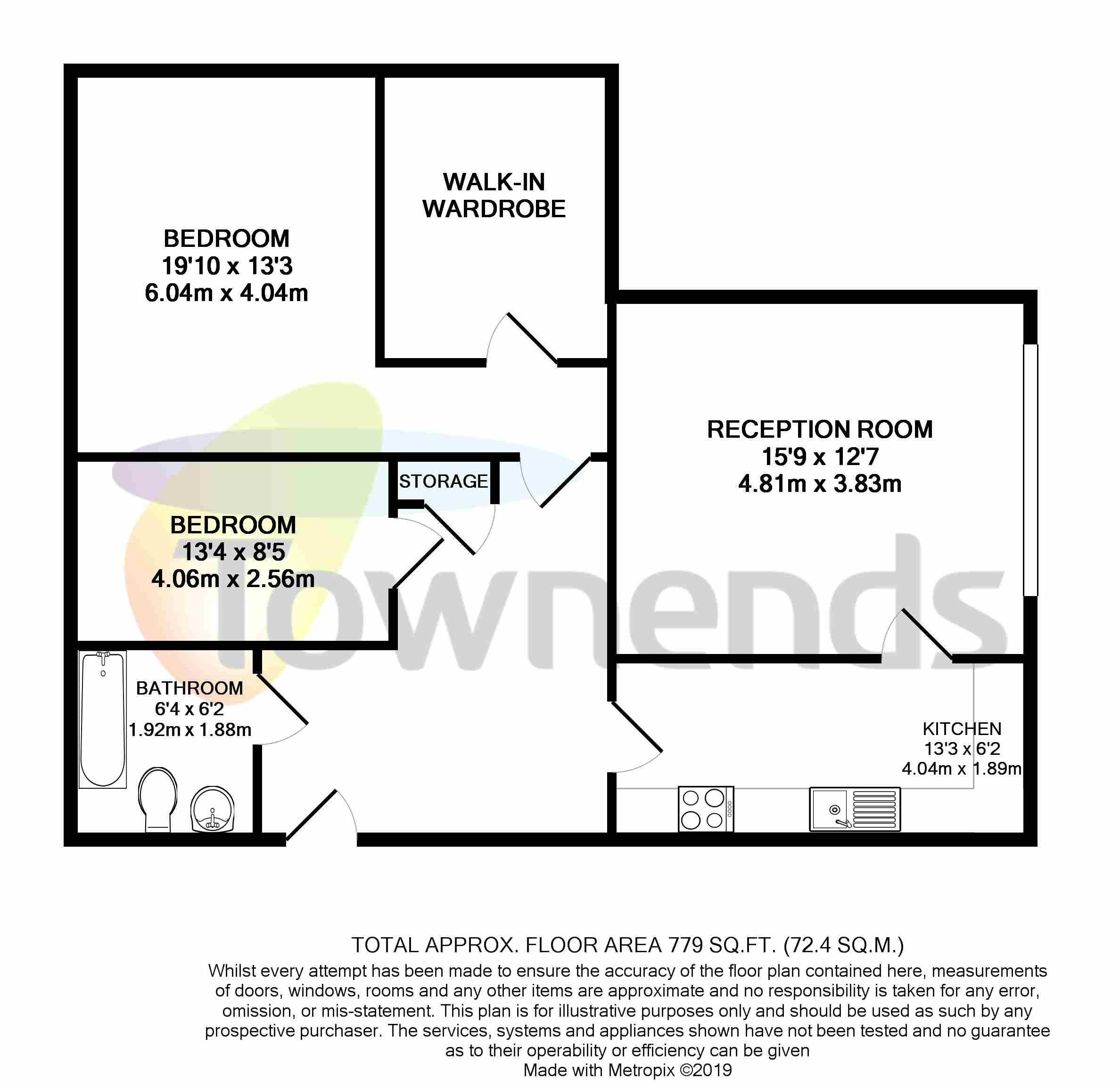 2 Bedrooms Flat to rent in Churchfield Road, Ealing, London W13