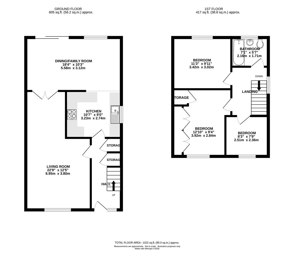 137, Park Lane, Bristol floorplan