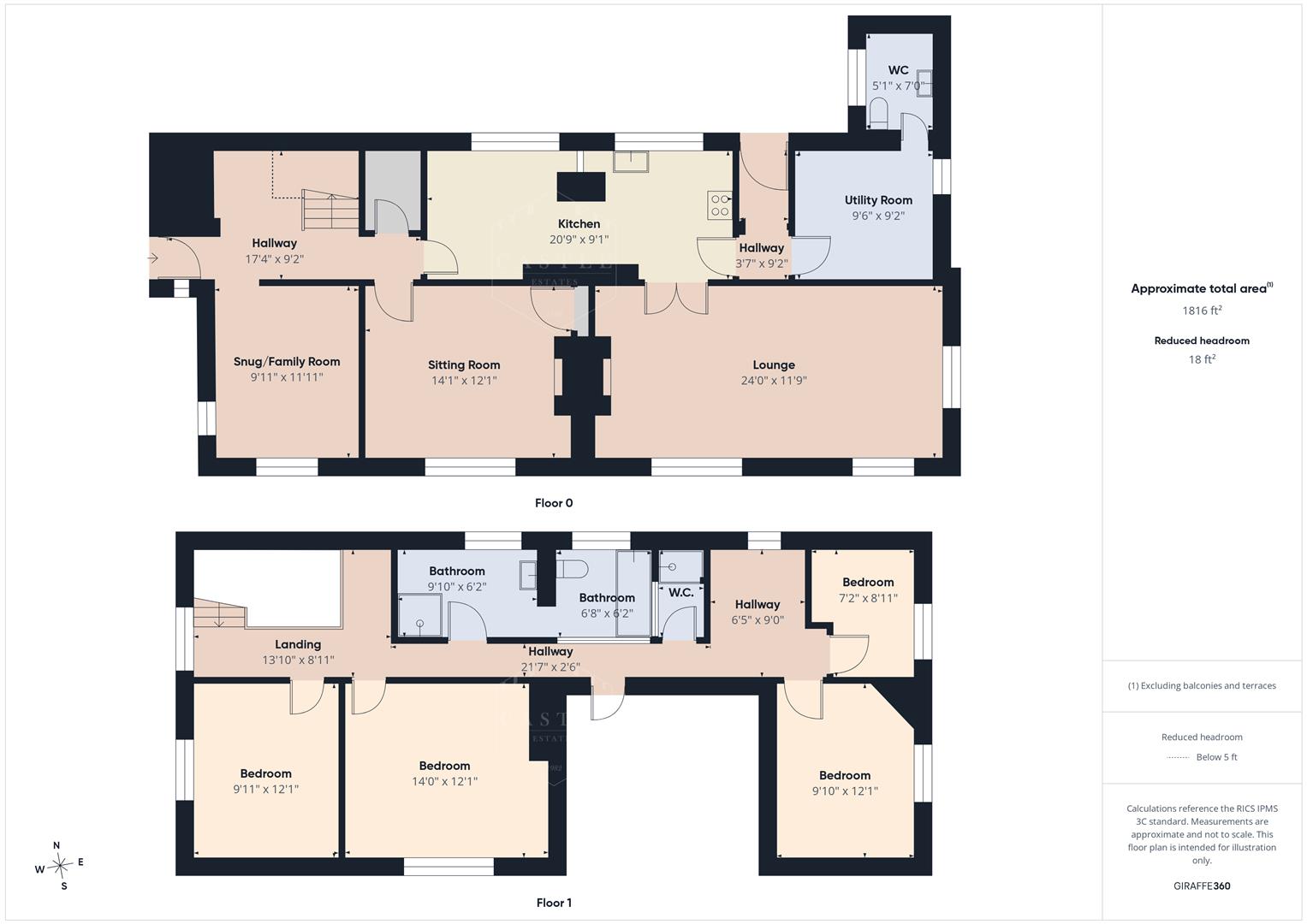 Woodmans Cottage, Lychgate Lane, Aston Flamville floorplan