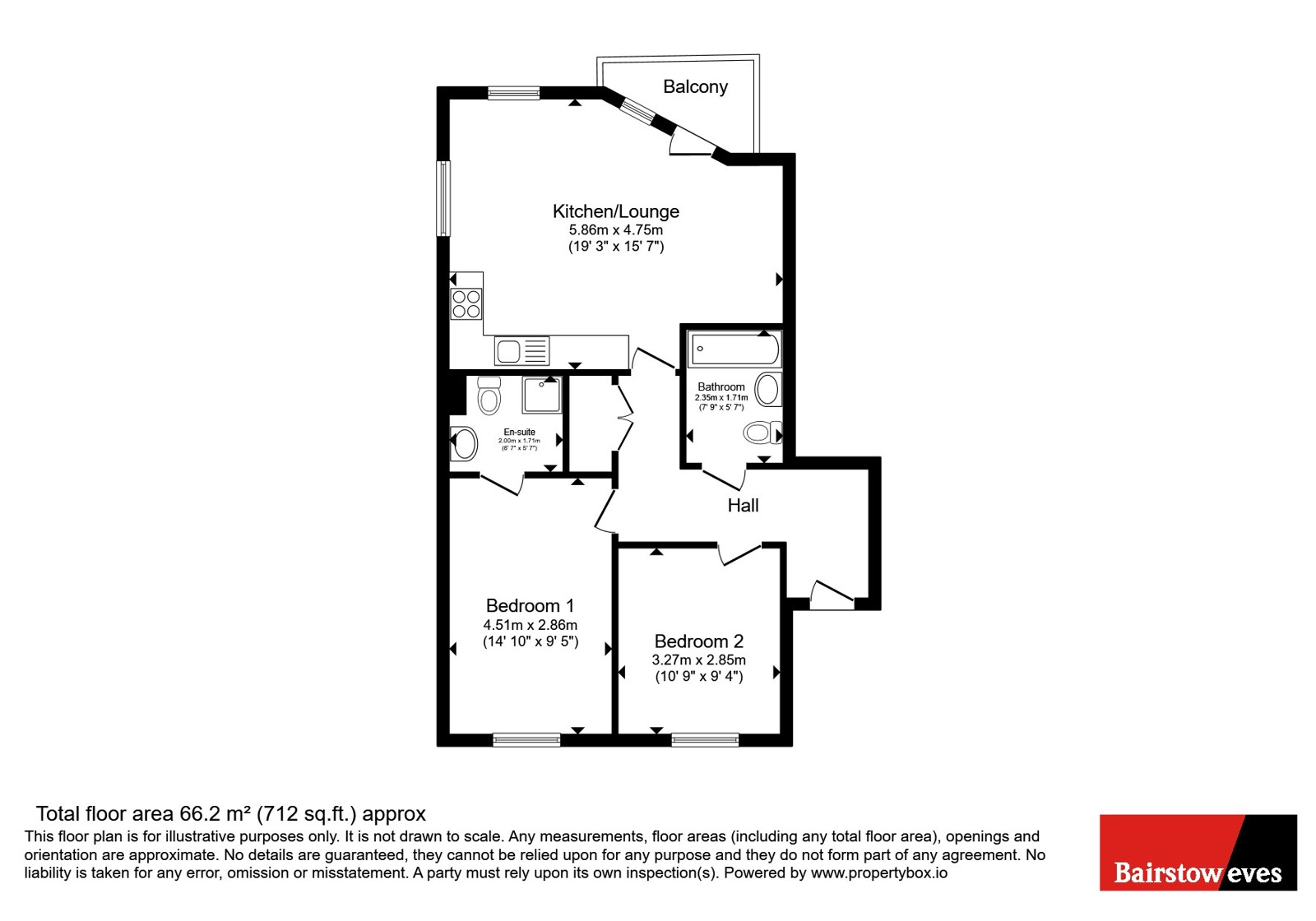 Flat 24 Augustine Bell Tower, 7, Pancras Way, London floorplan