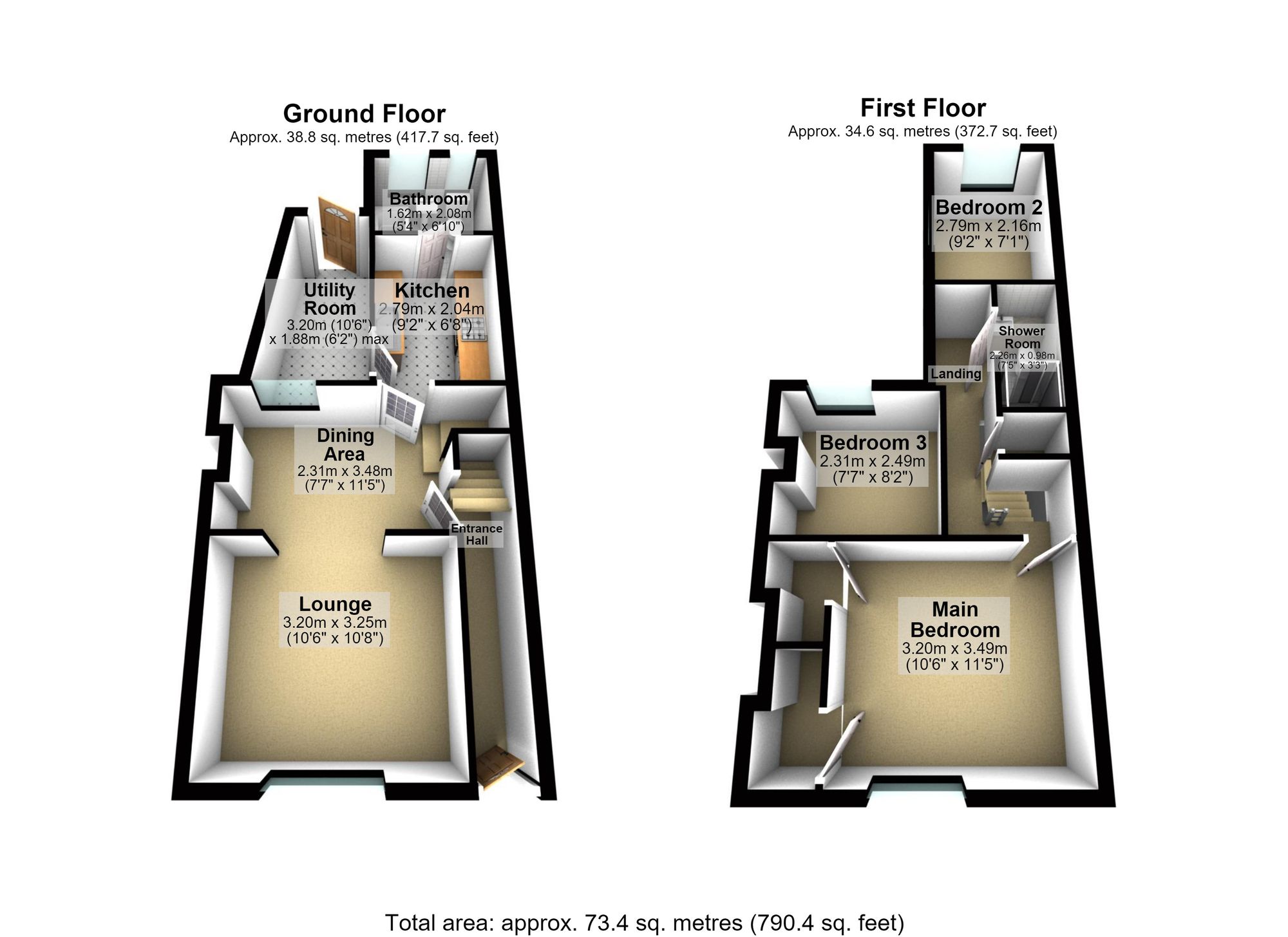 108 Hinwick Road, Wellingborough floorplan