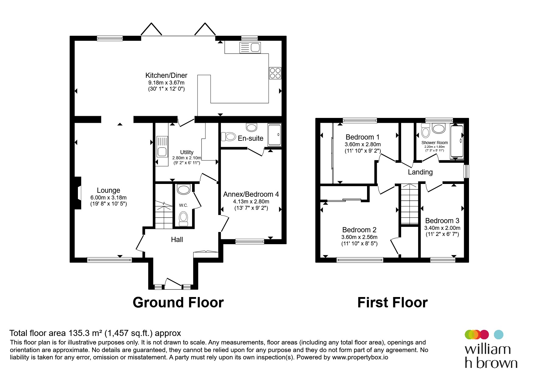 55, Thistle Grove, Welwyn Garden City floorplan