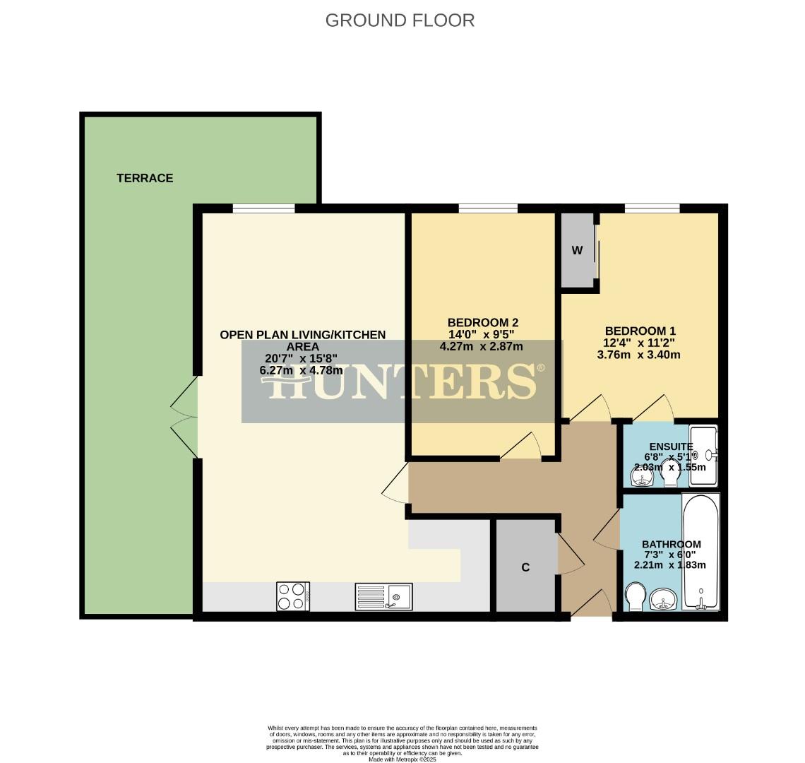 Flat 3 Sandy House, 1, Sackett Road, Barking floorplan