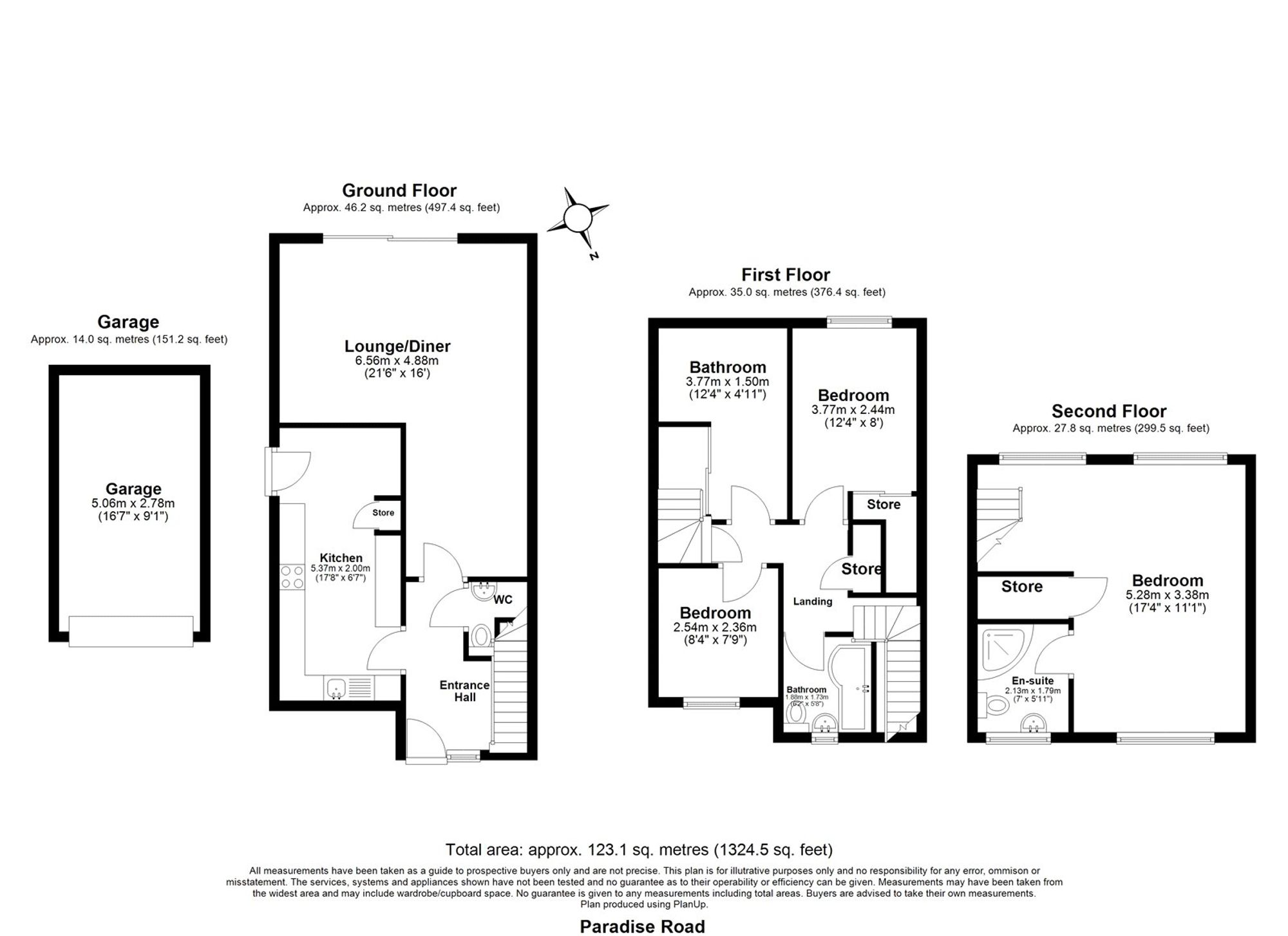 23 Paradise Road, Chelmsford floorplan