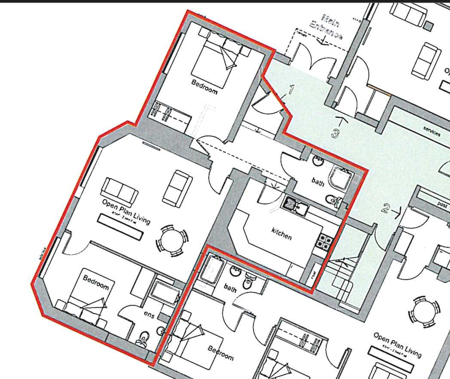 1, DERBY floorplan