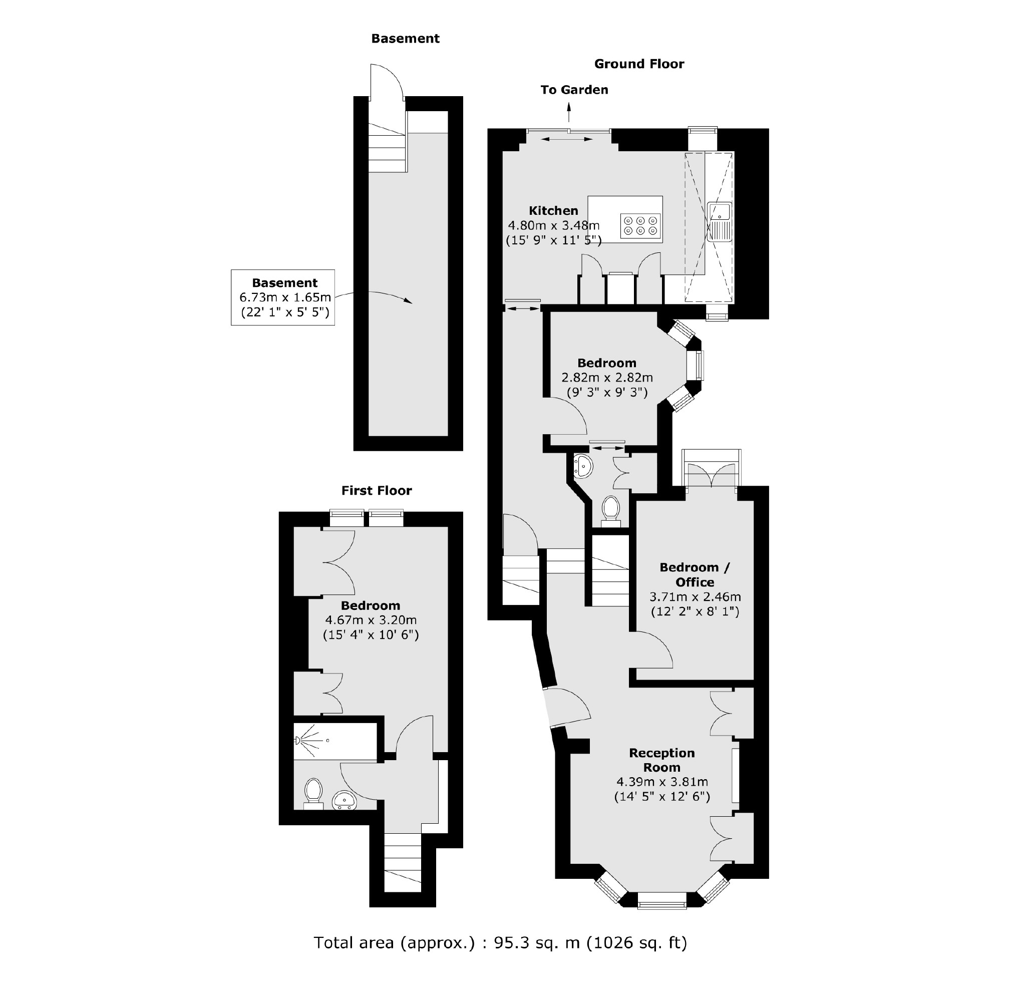 Elms Crescent, London SW4, 3 bedroom flat for sale 61874100
