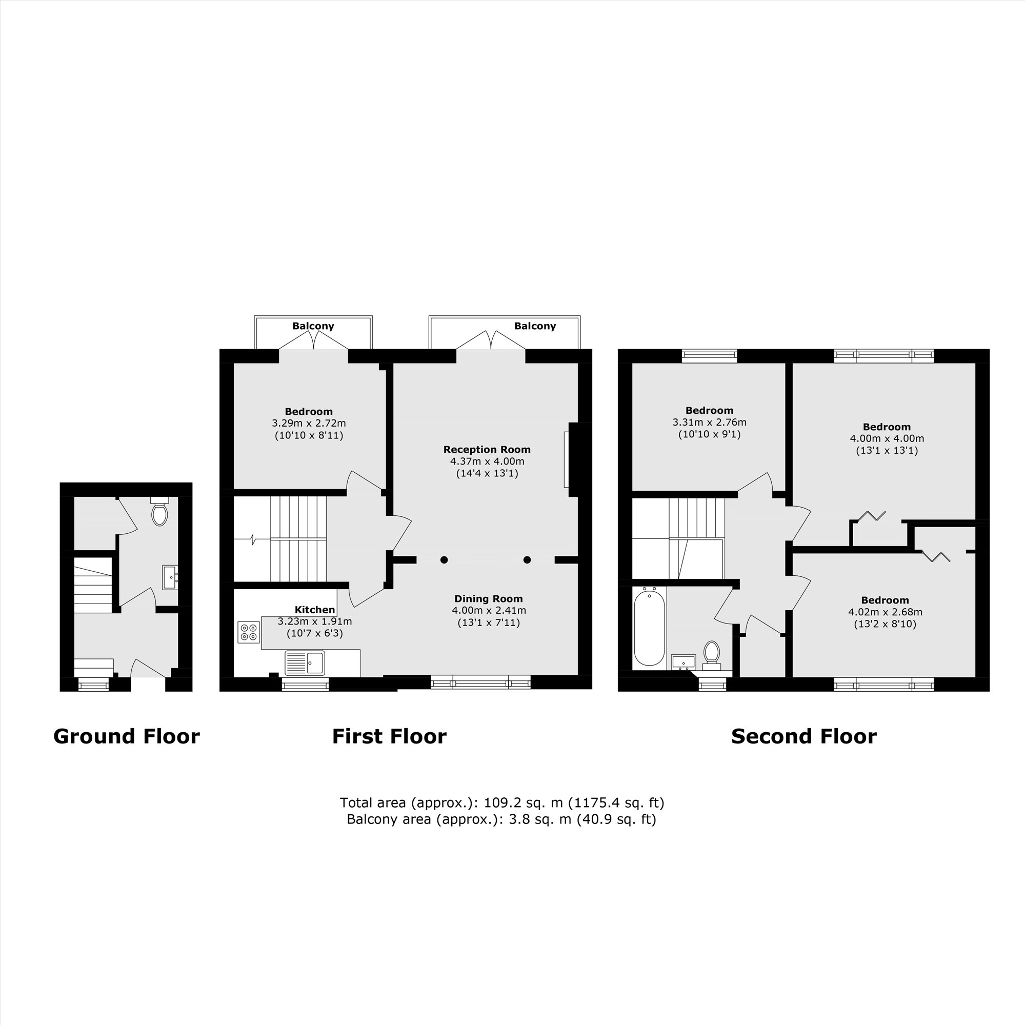 22, Langford Green, London floorplan