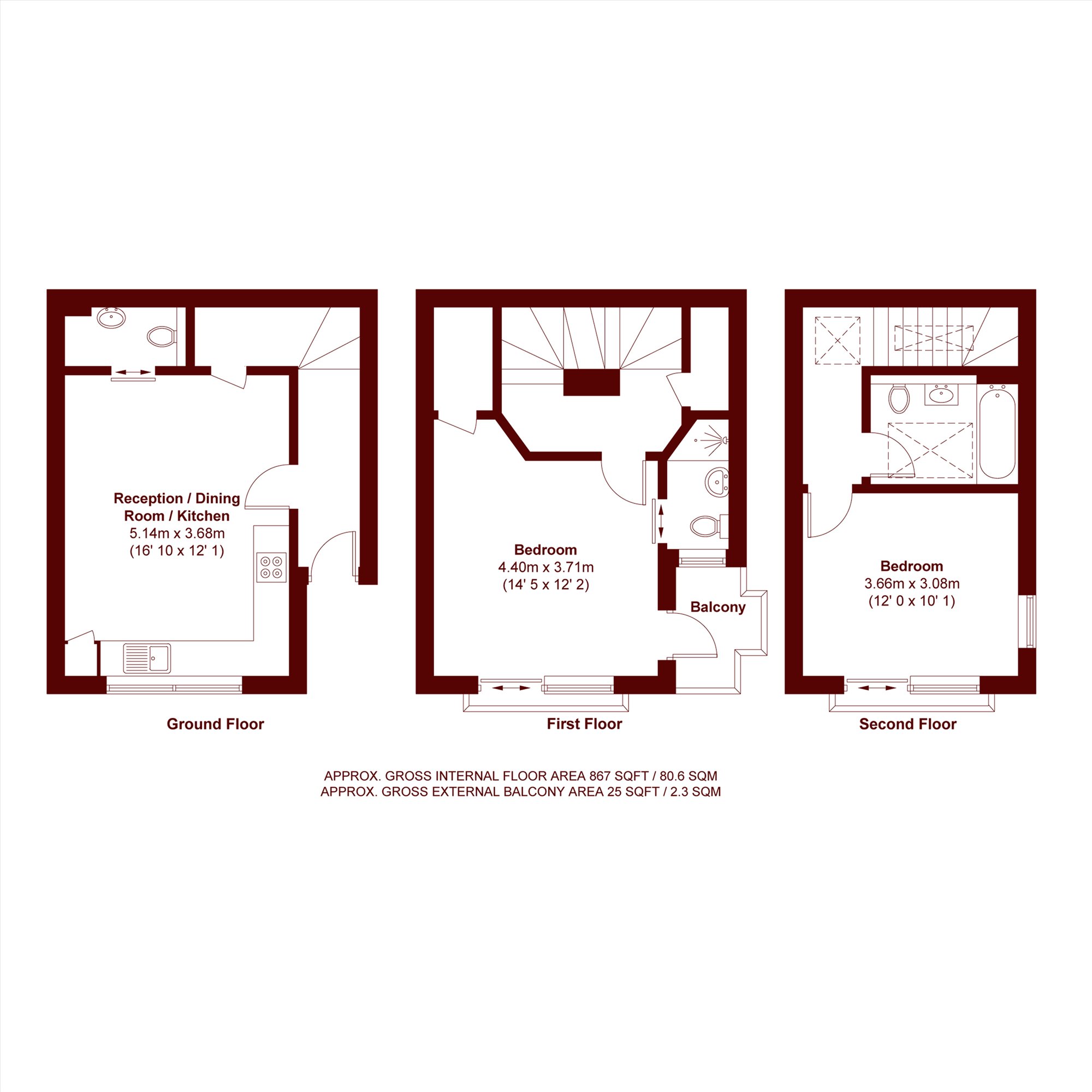 815, Harrow Road, London floorplan
