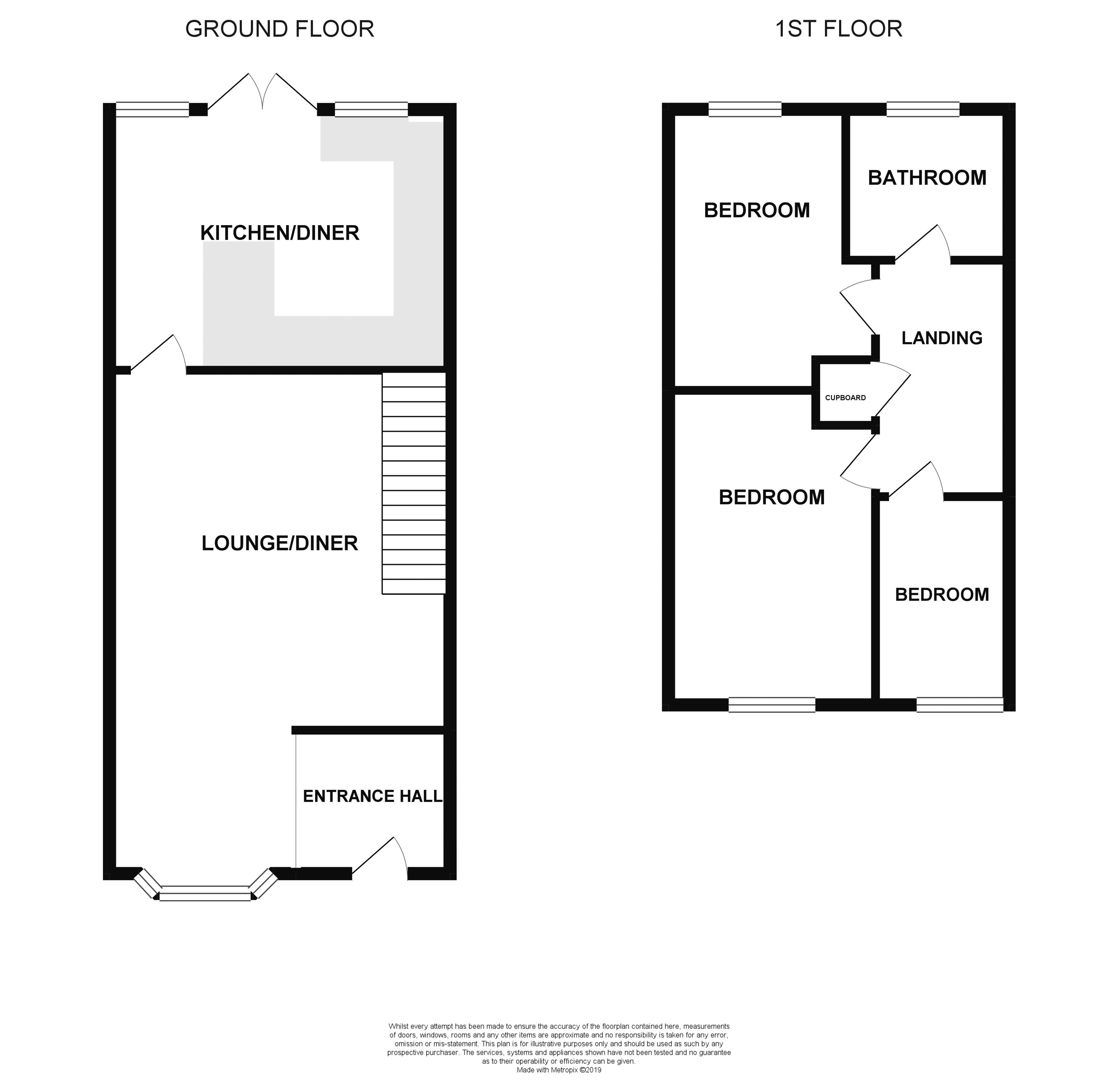 3 Bedrooms Terraced house for sale in Brampton Close, Corringham, Stanford-Le-Hope SS17