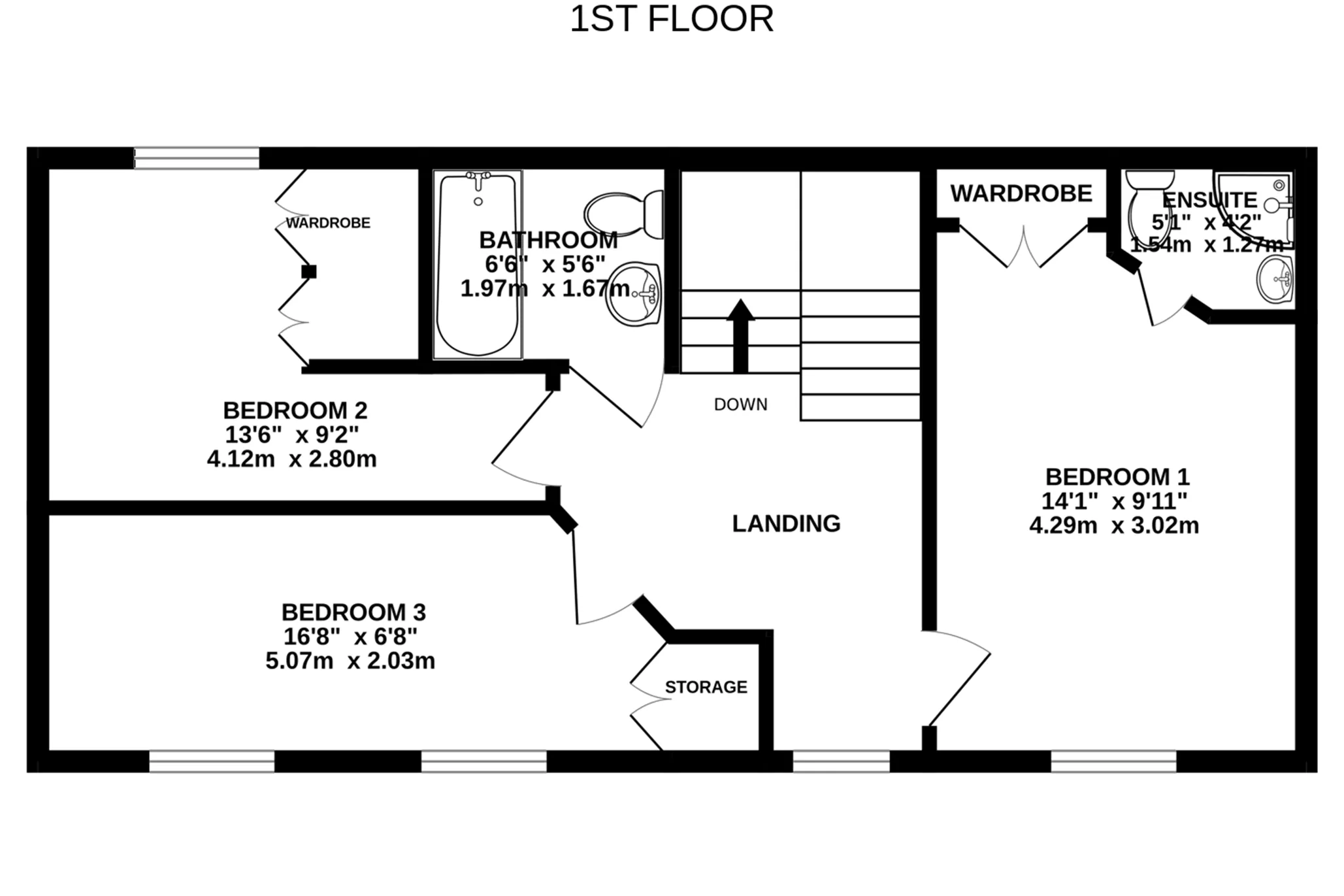 21, Oxford Street, Douglas floorplan