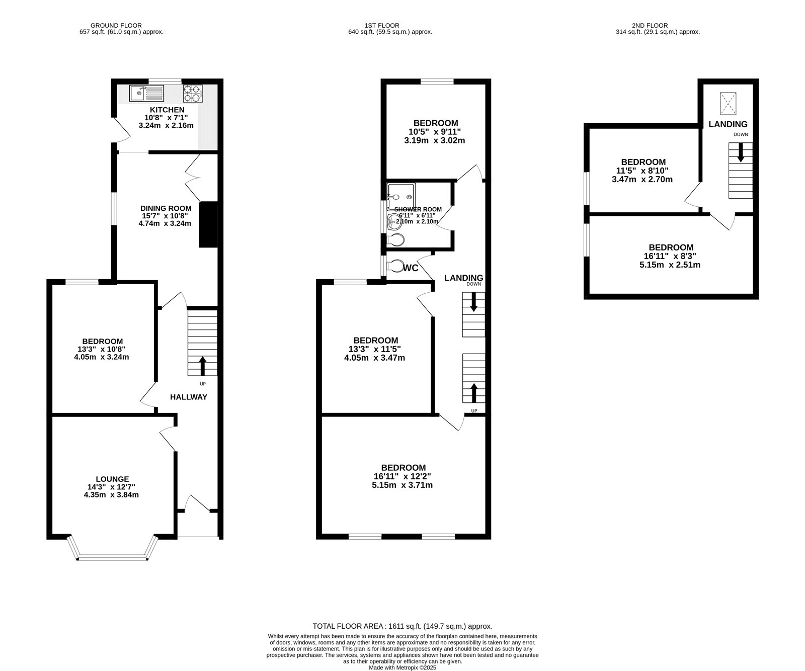 Mabel Grove, West Bridgford, Nottinghamshire, NG2 floorplan