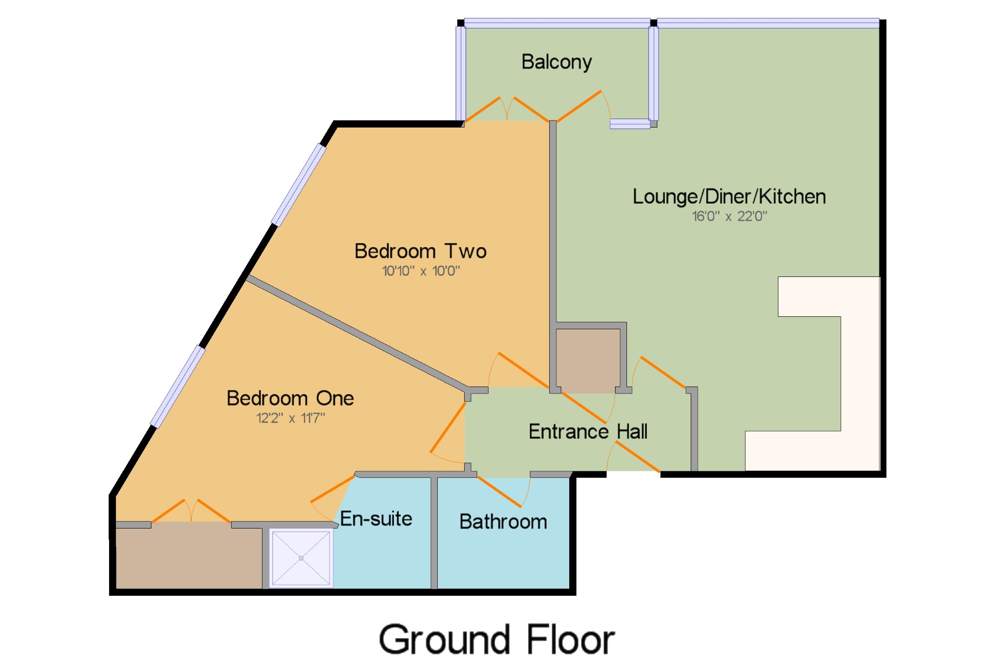 2 Bedrooms Flat for sale in Dunthorne Way, Grange Farm, Milton Keynes, Bucks MK8