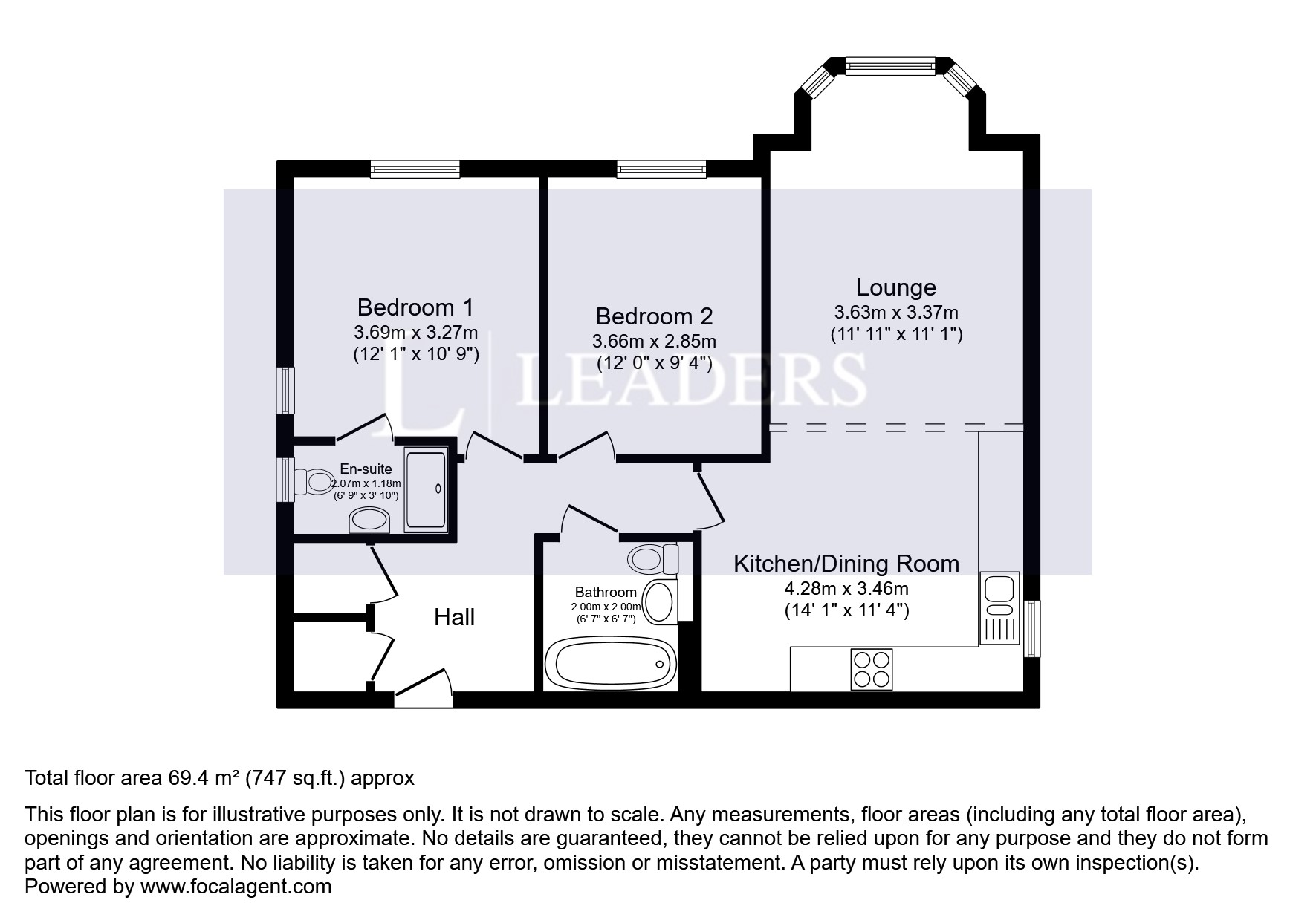 Flat 3, 37, Skylark Avenue, Skylark Avenue floorplan
