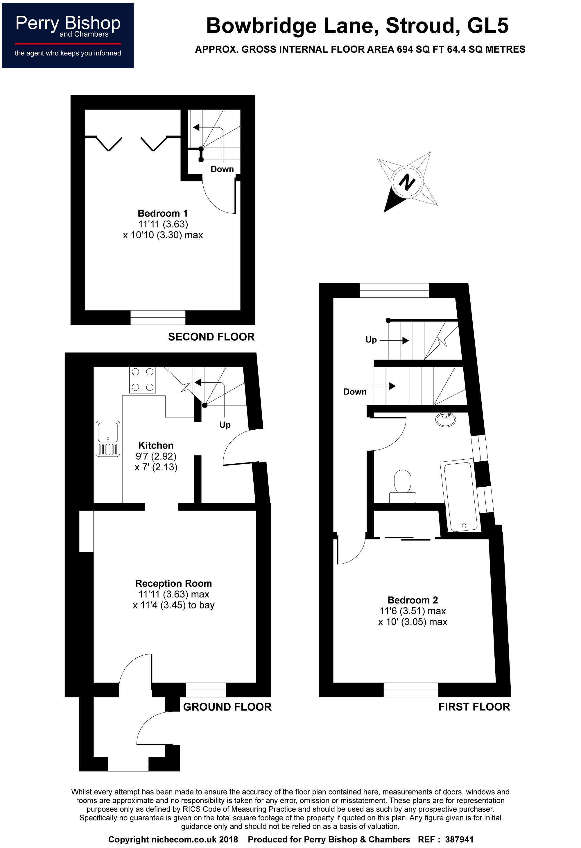 2 Bedrooms End terrace house for sale in Bowbridge Lane, Stroud GL5