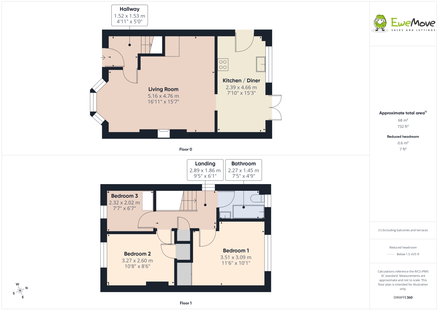 57, New Lane, York floorplan