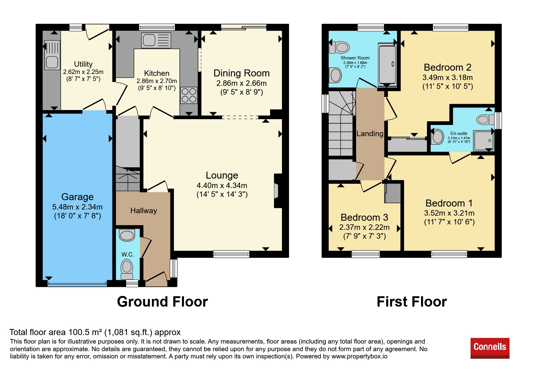 7, Finch Way, Leicester floorplan
