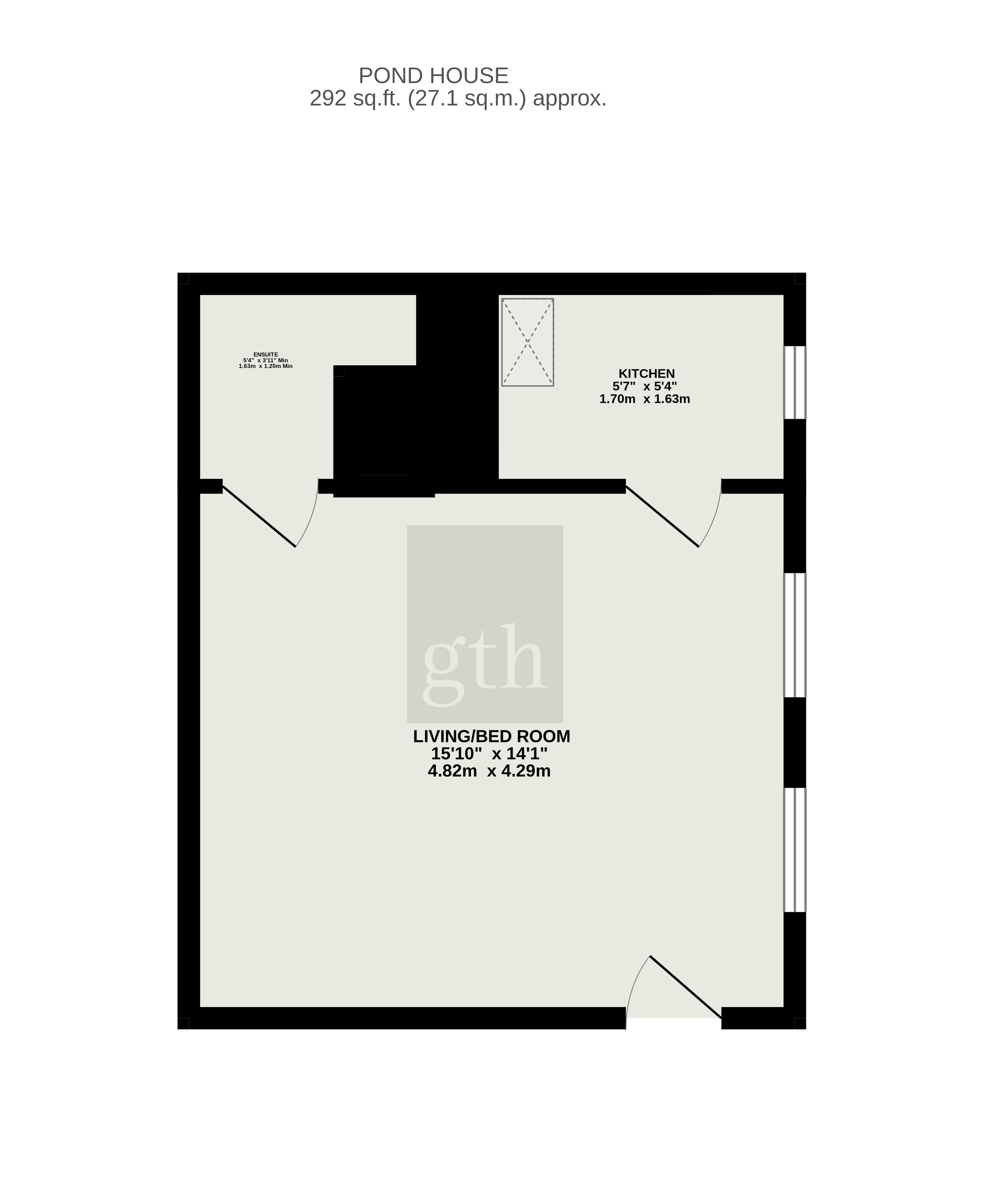 Pool House and Pond House, 23A, Manor Park, Taunton floorplan