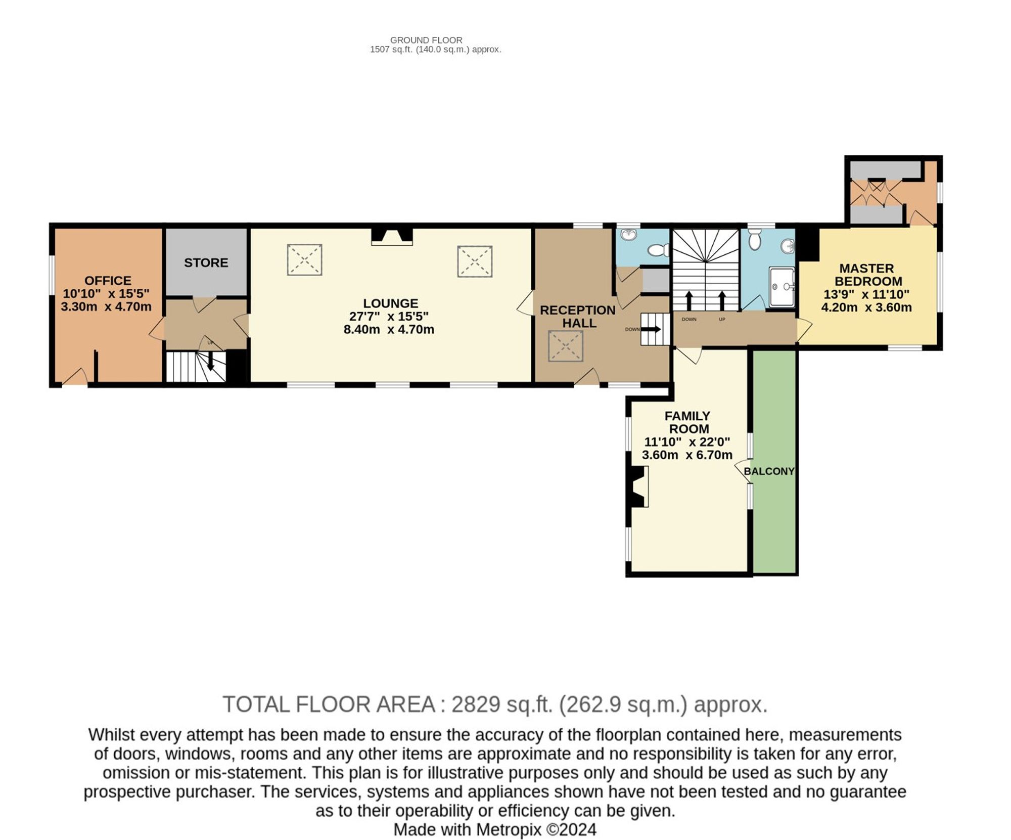 Parkside Studio, Old Village Street, Doncaster floorplan