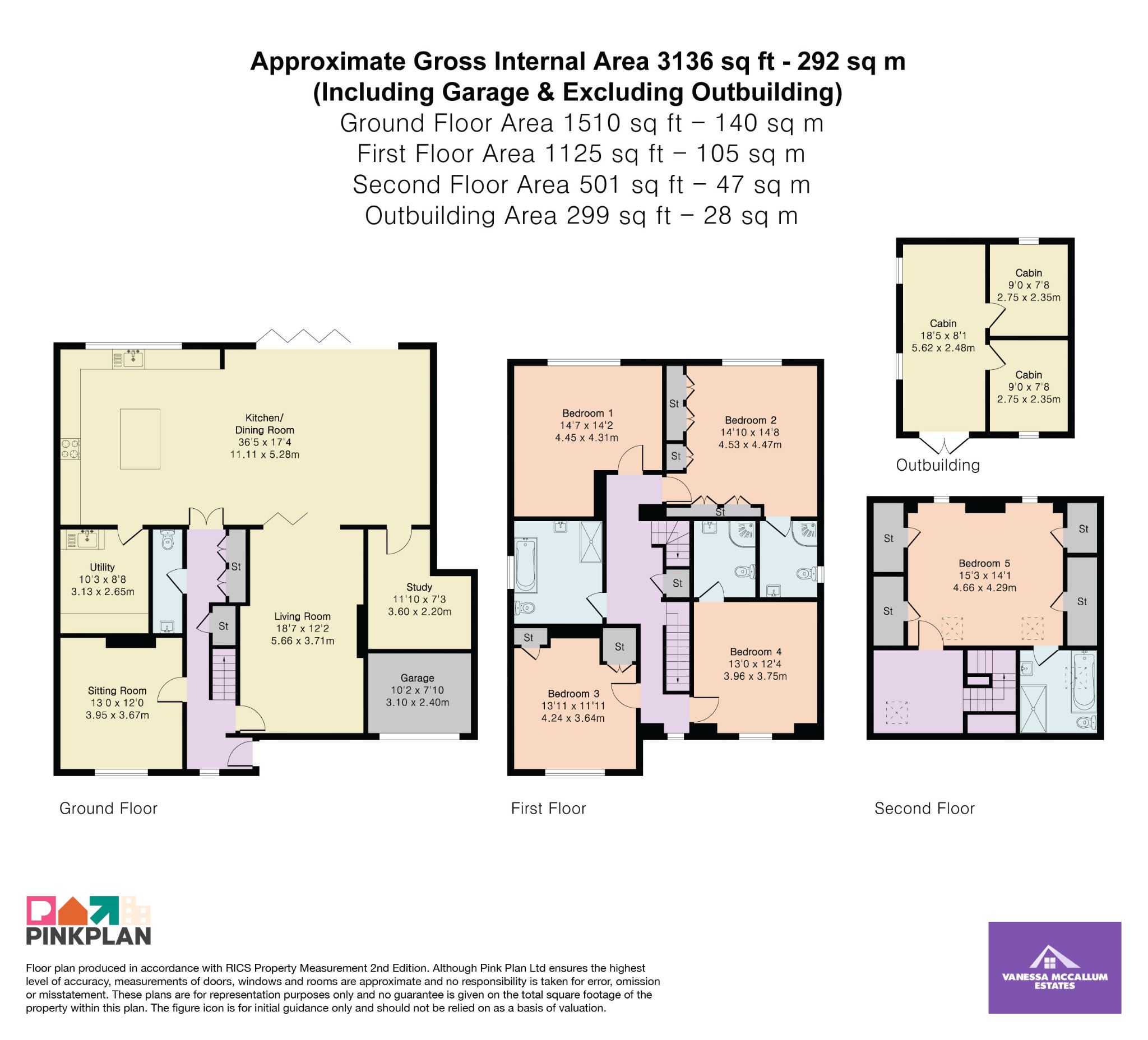 120 Moffats Lane, Brookmans Park floorplan