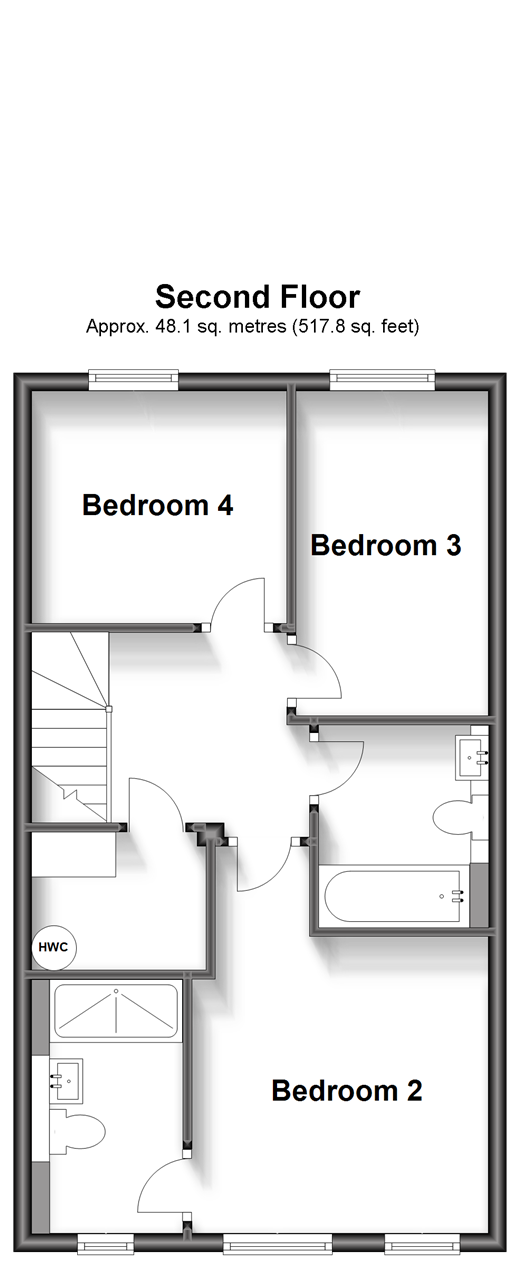 Kensett Avenue, Southwater, Horsham, West Sussex RH13, 4 bedroom town